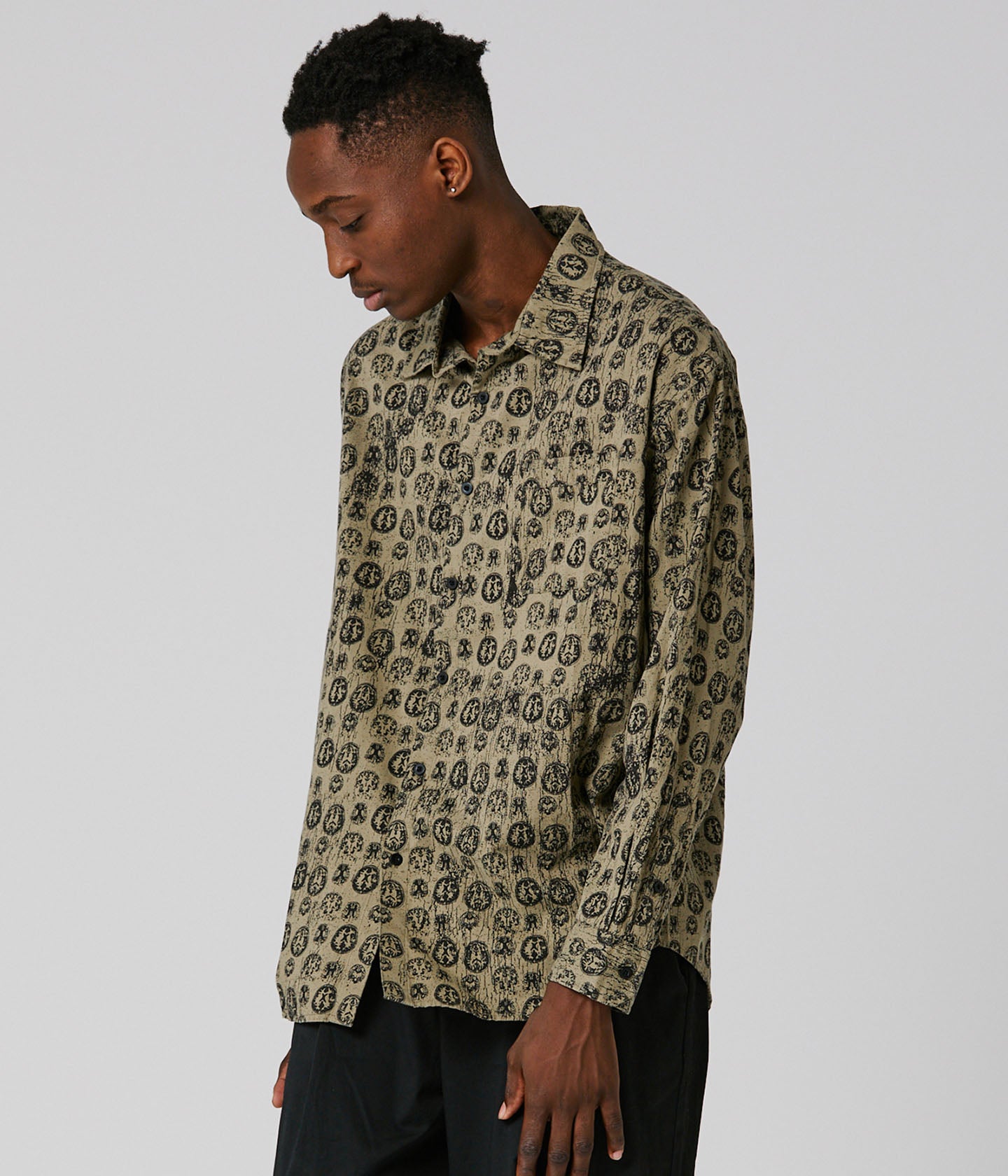 VIVIAN RUMINATION LS SHIRT // SAGE