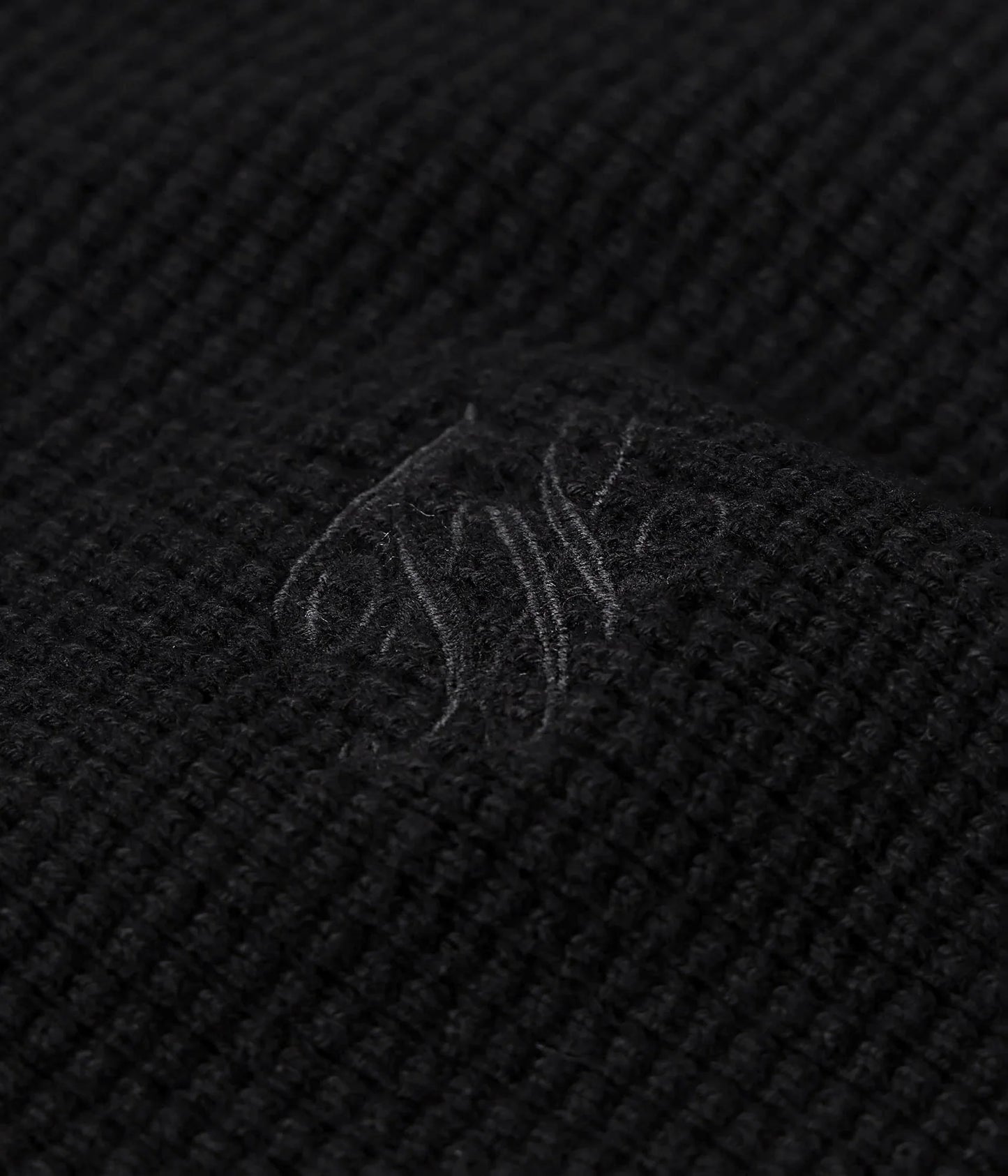 FH WAFFLE KNIT // BLACK