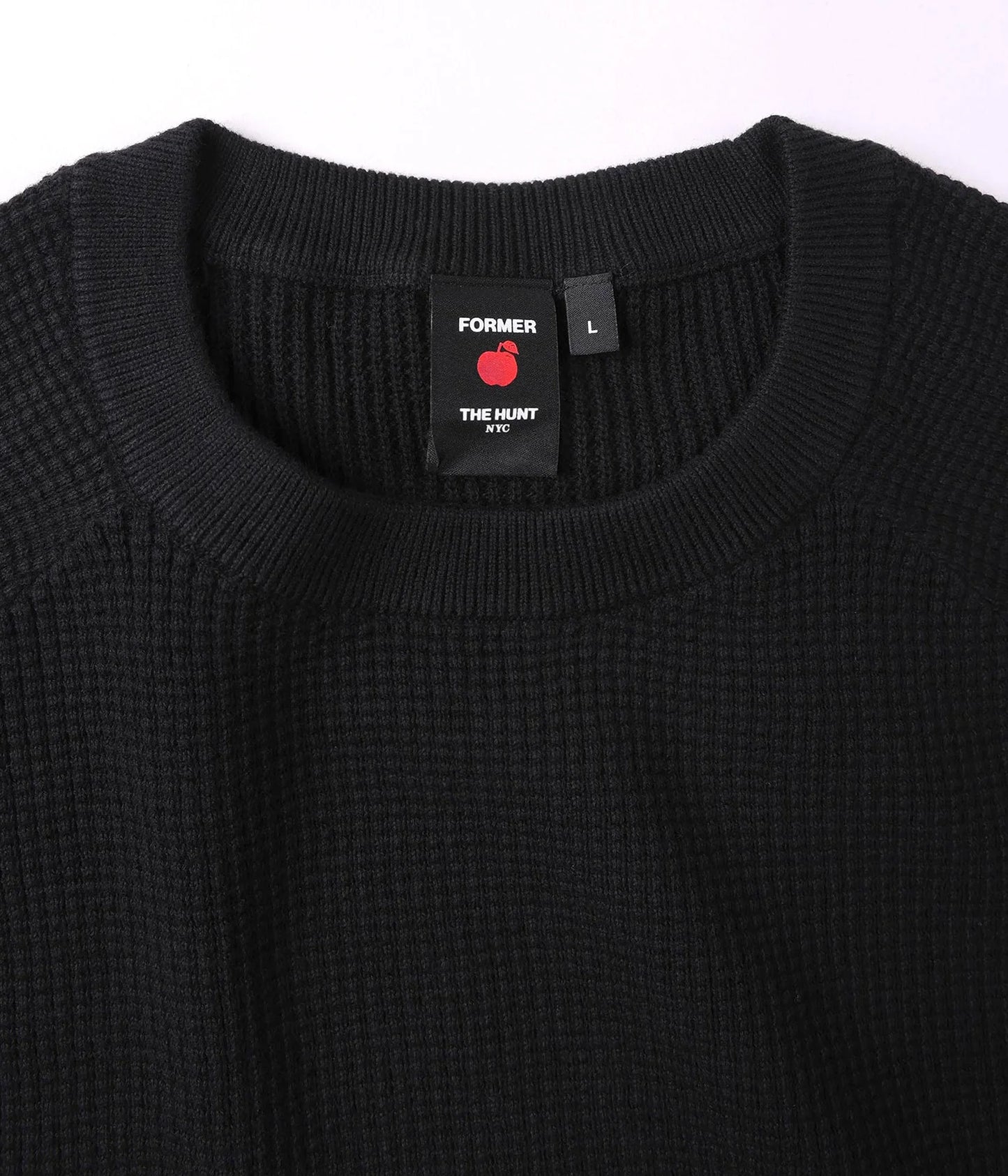 FH WAFFLE KNIT // BLACK