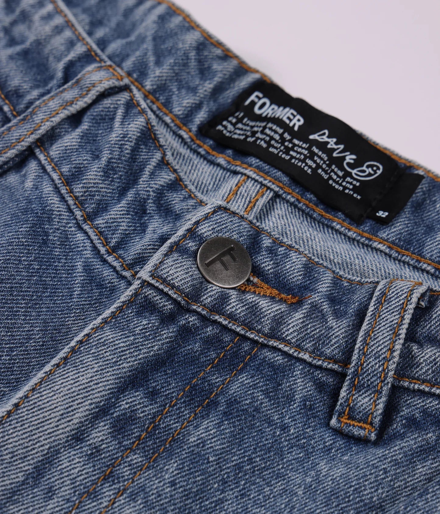 REYNOLDS DENIM PANT // MID BLUE