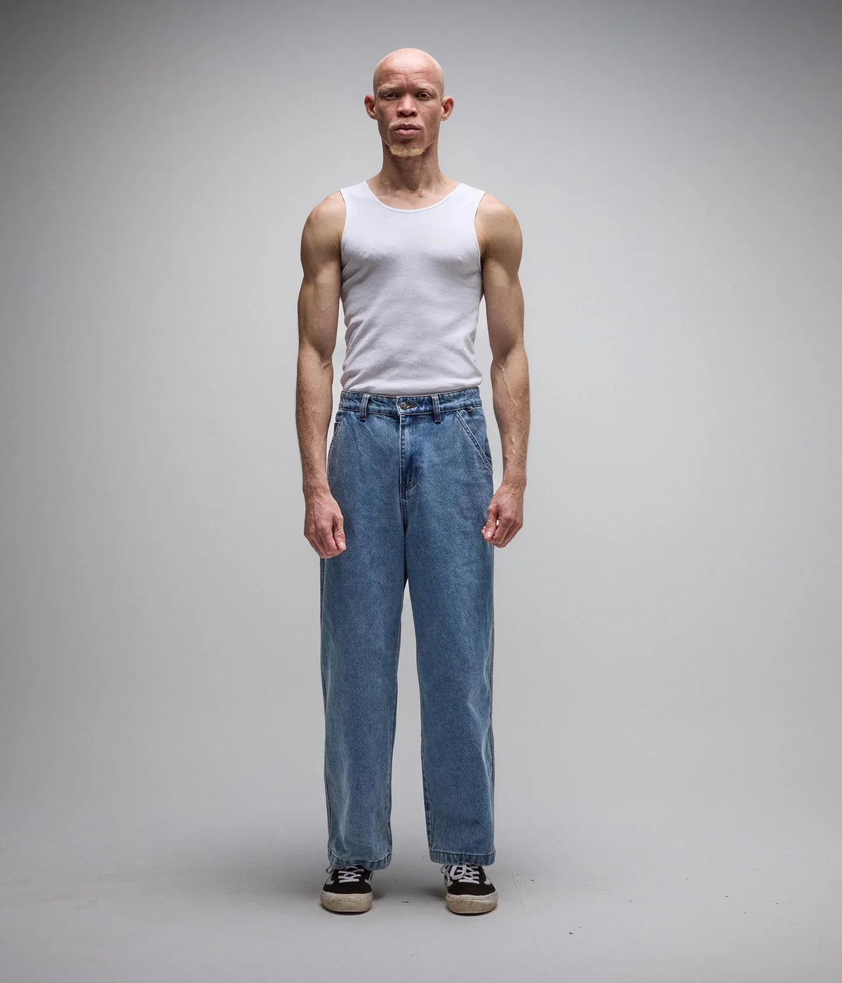 REYNOLDS DENIM PANT // MID BLUE