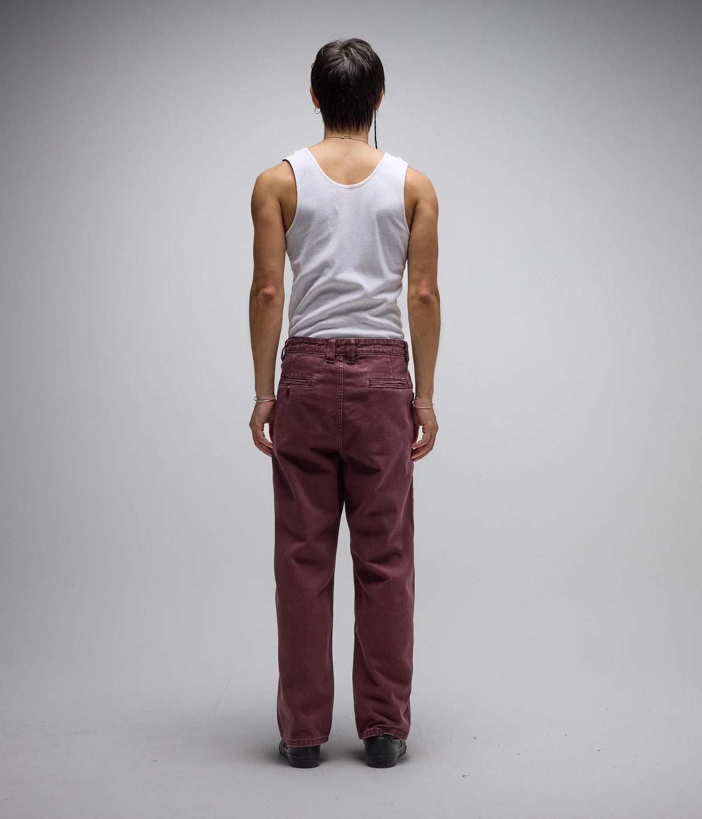 AG DENIM PANT // MAROON