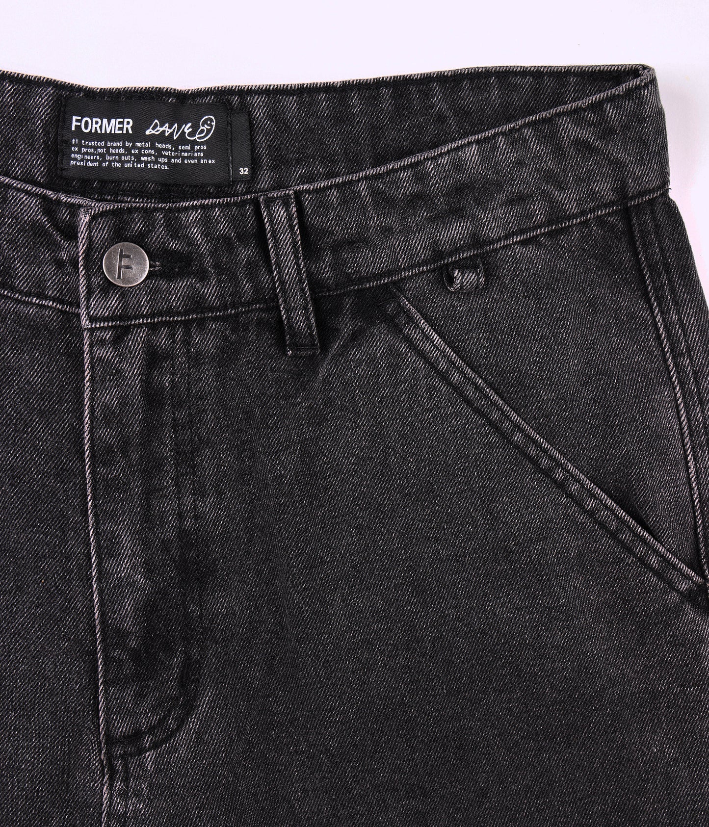 REYNOLDS SLACK DENIM PANT // WASHED BLACK