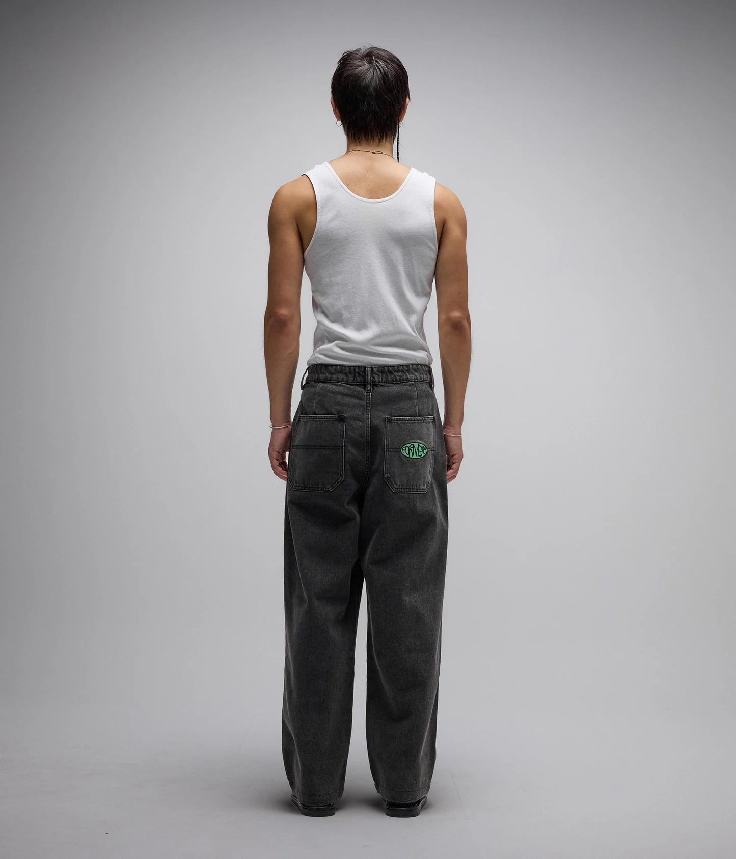 REYNOLDS SLACK DENIM PANT // WASHED BLACK