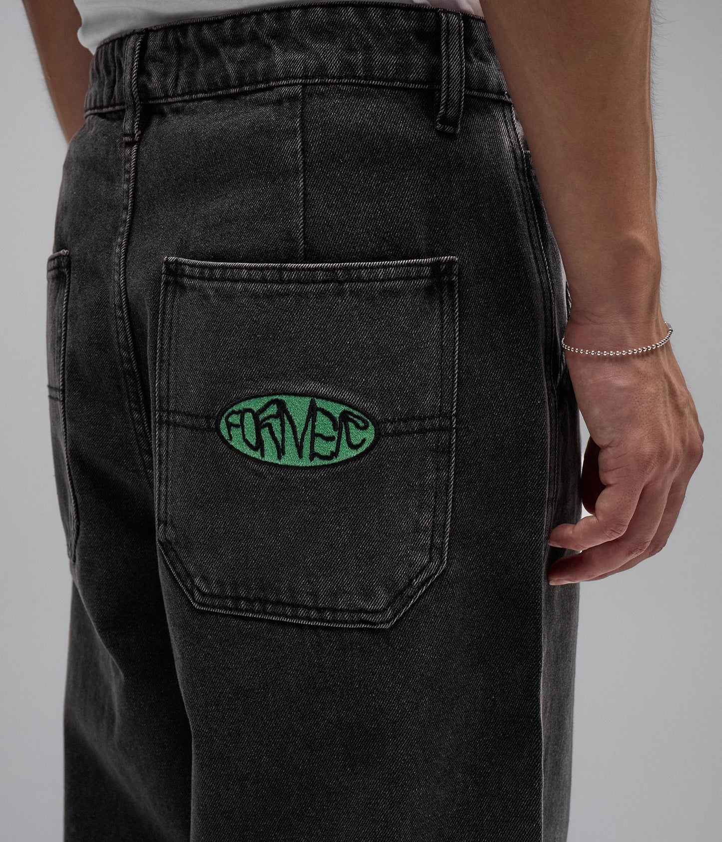REYNOLDS SLACK DENIM PANT // WASHED BLACK