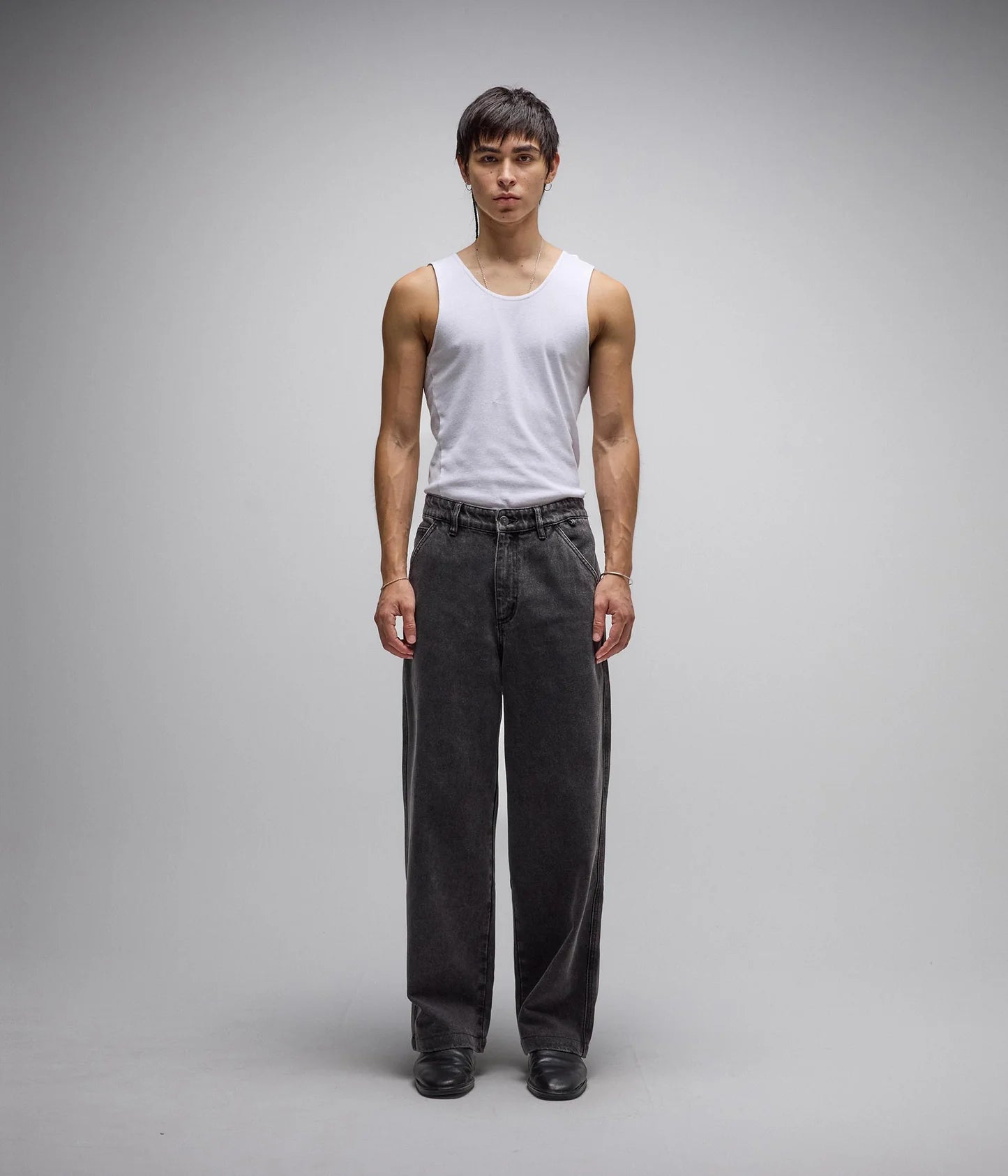 REYNOLDS SLACK DENIM PANT // WASHED BLACK