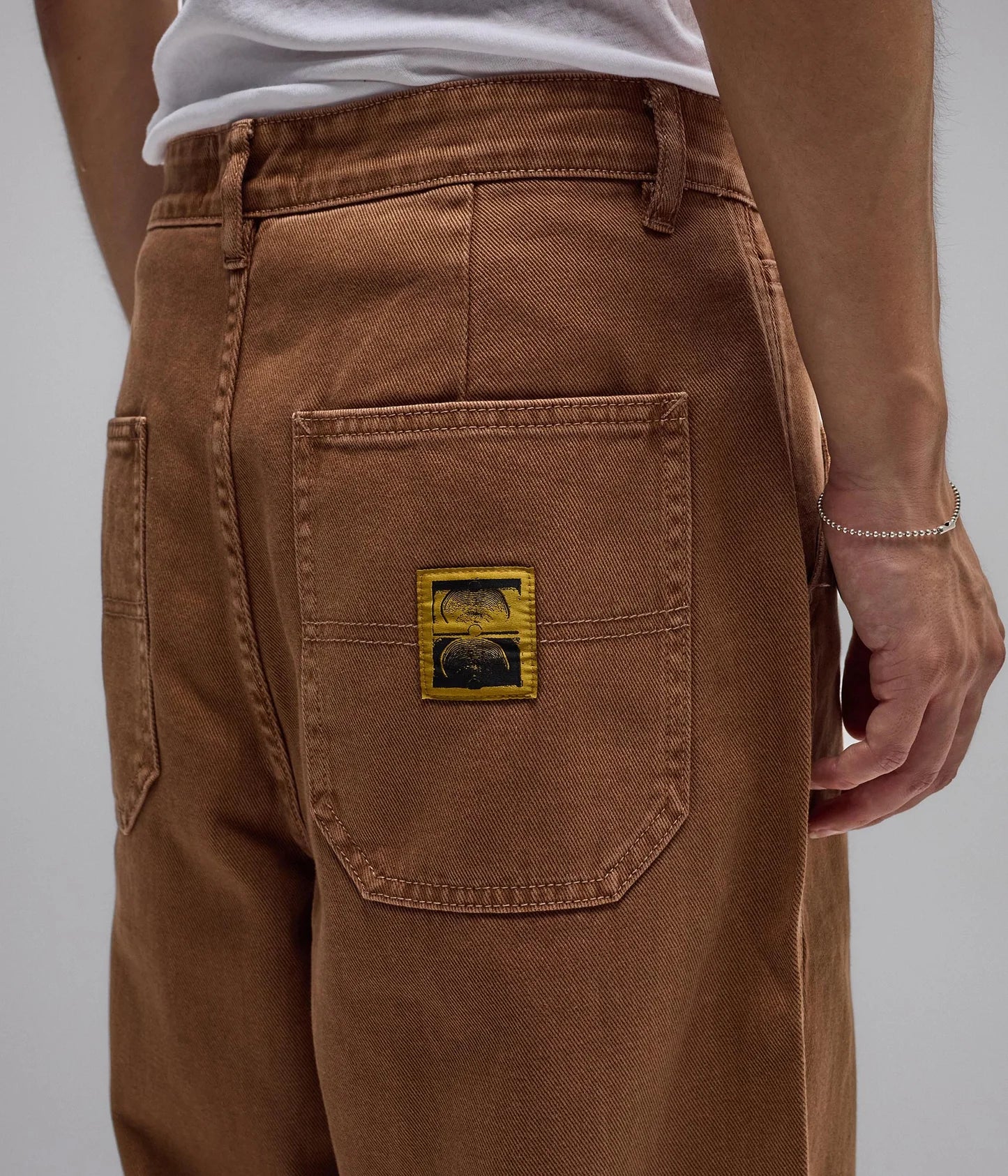REYNOLDS OVERDYE DENIM PANT // WASHED BROWN