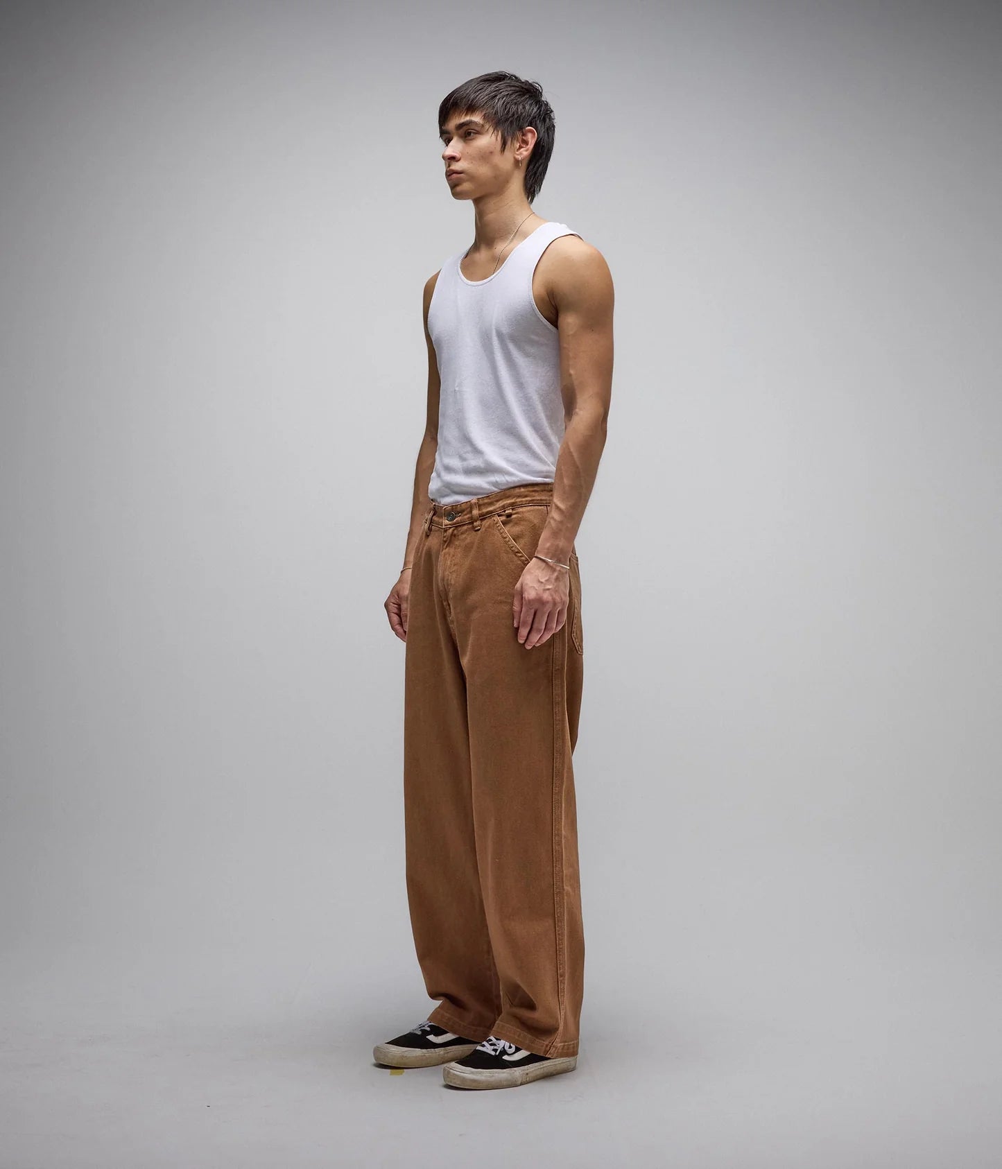 REYNOLDS OVERDYE DENIM PANT // WASHED BROWN