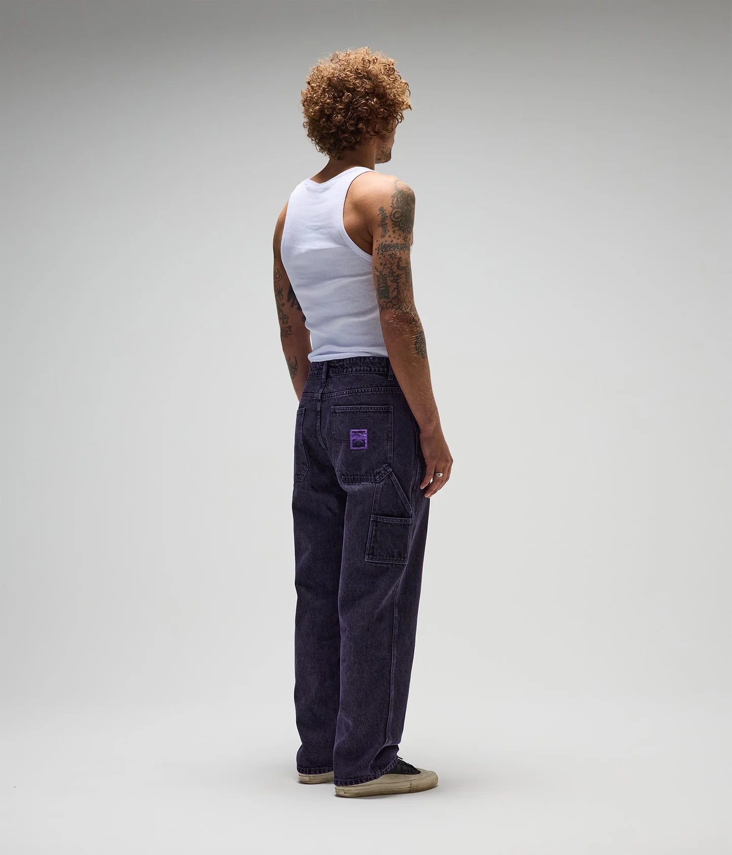DISTEND DENIM PANT // WASHED PURPLE