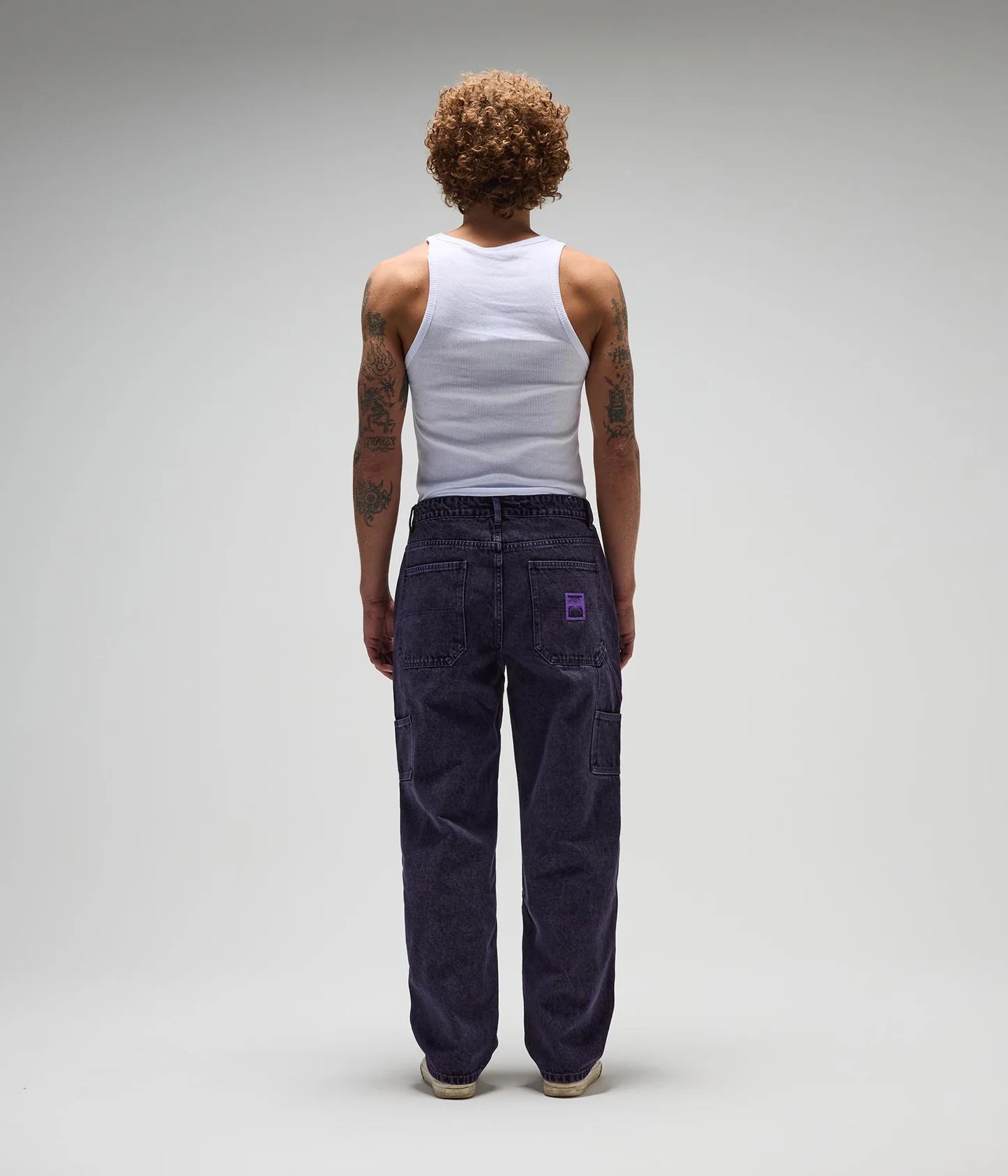 DISTEND DENIM PANT // WASHED PURPLE