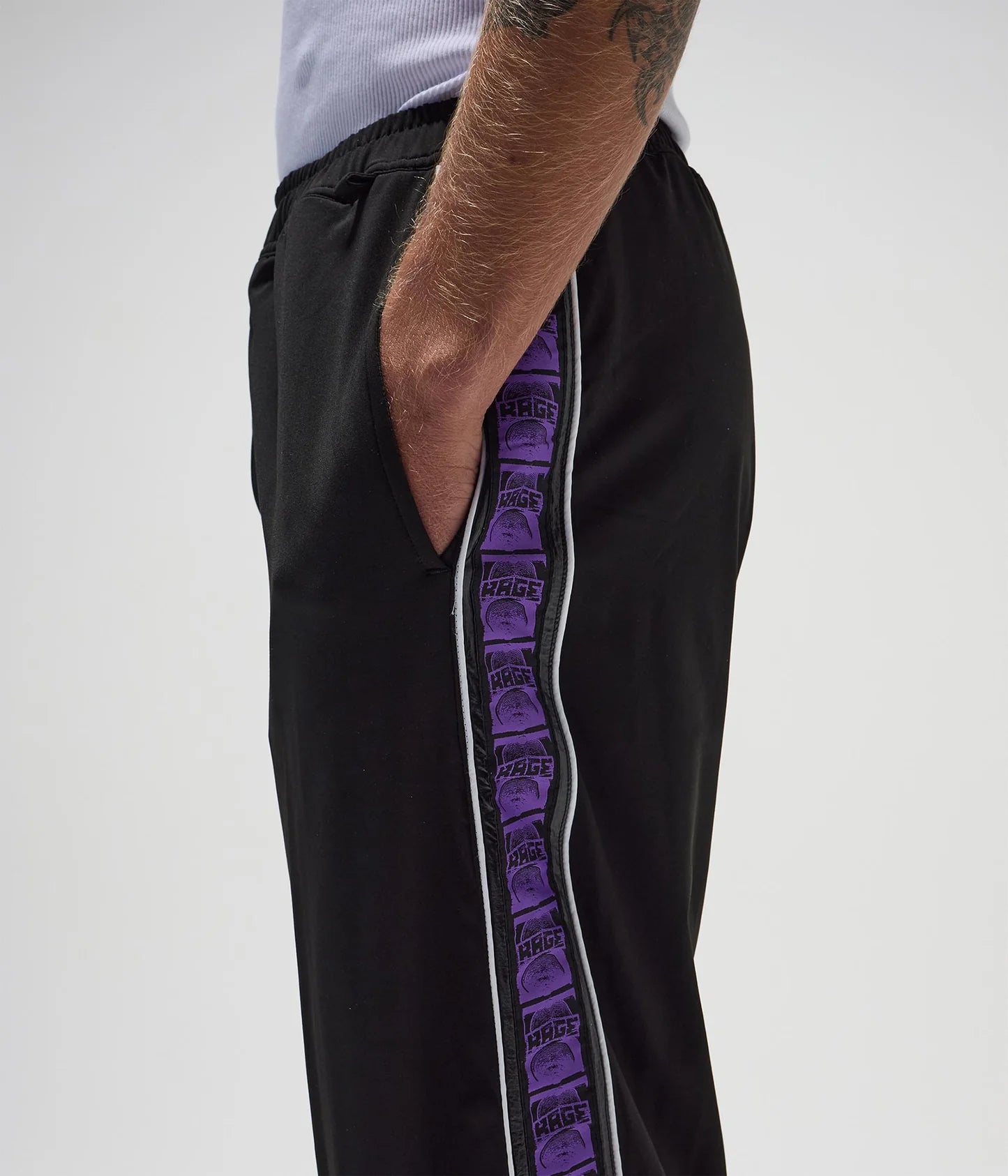 GERA TRACK PANT // BLACK