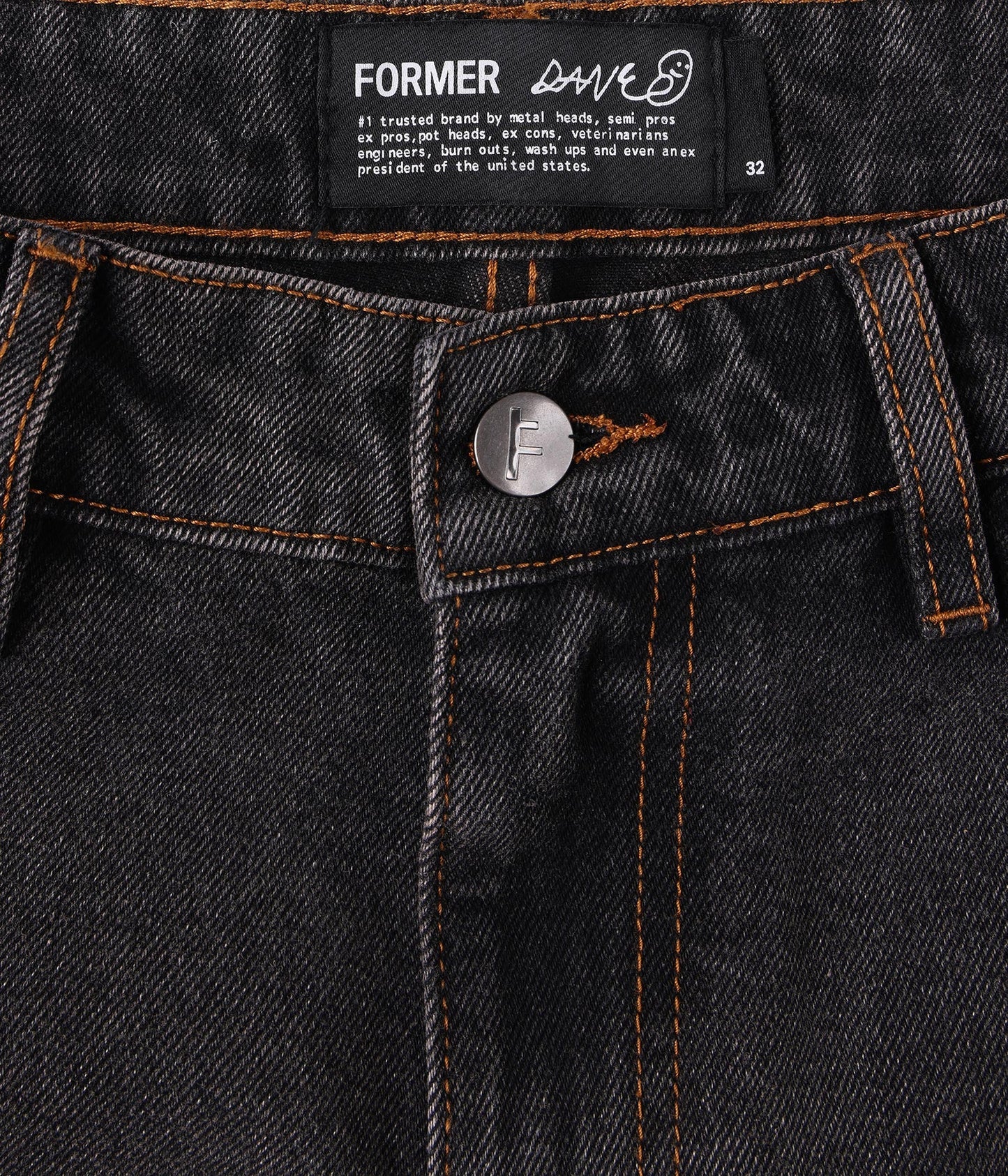 DXD REYNOLDS DENIM PANT // WASHED BLACK