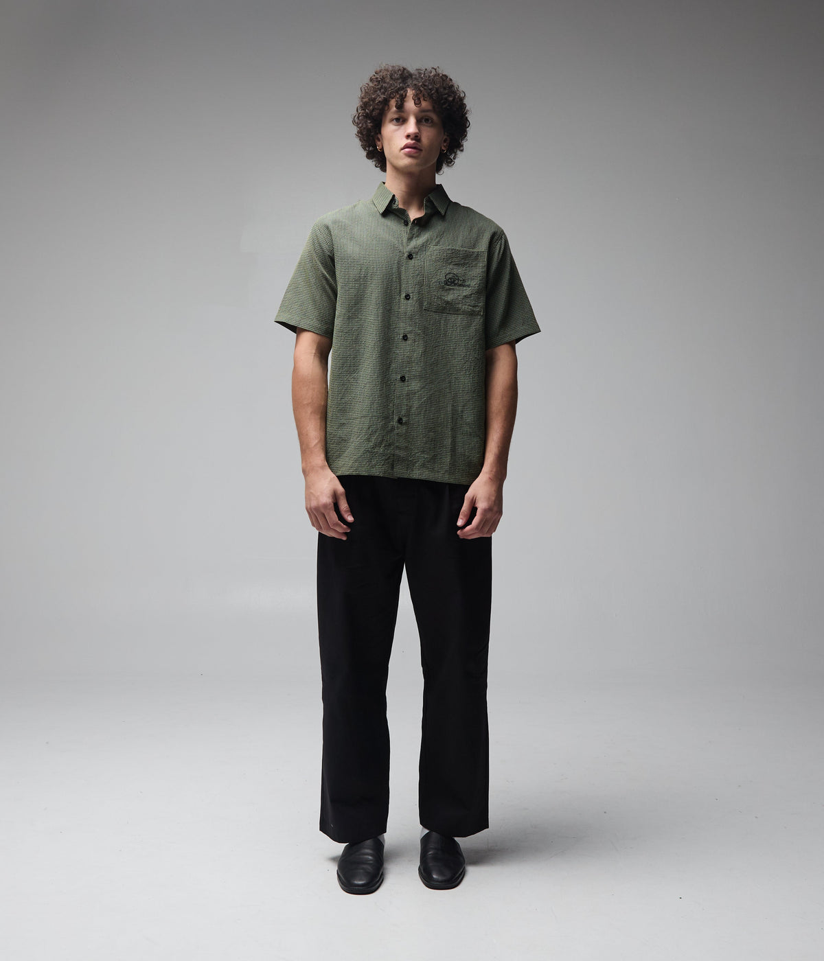 VIVIAN CHECK SS SHIRT // SURPLUS