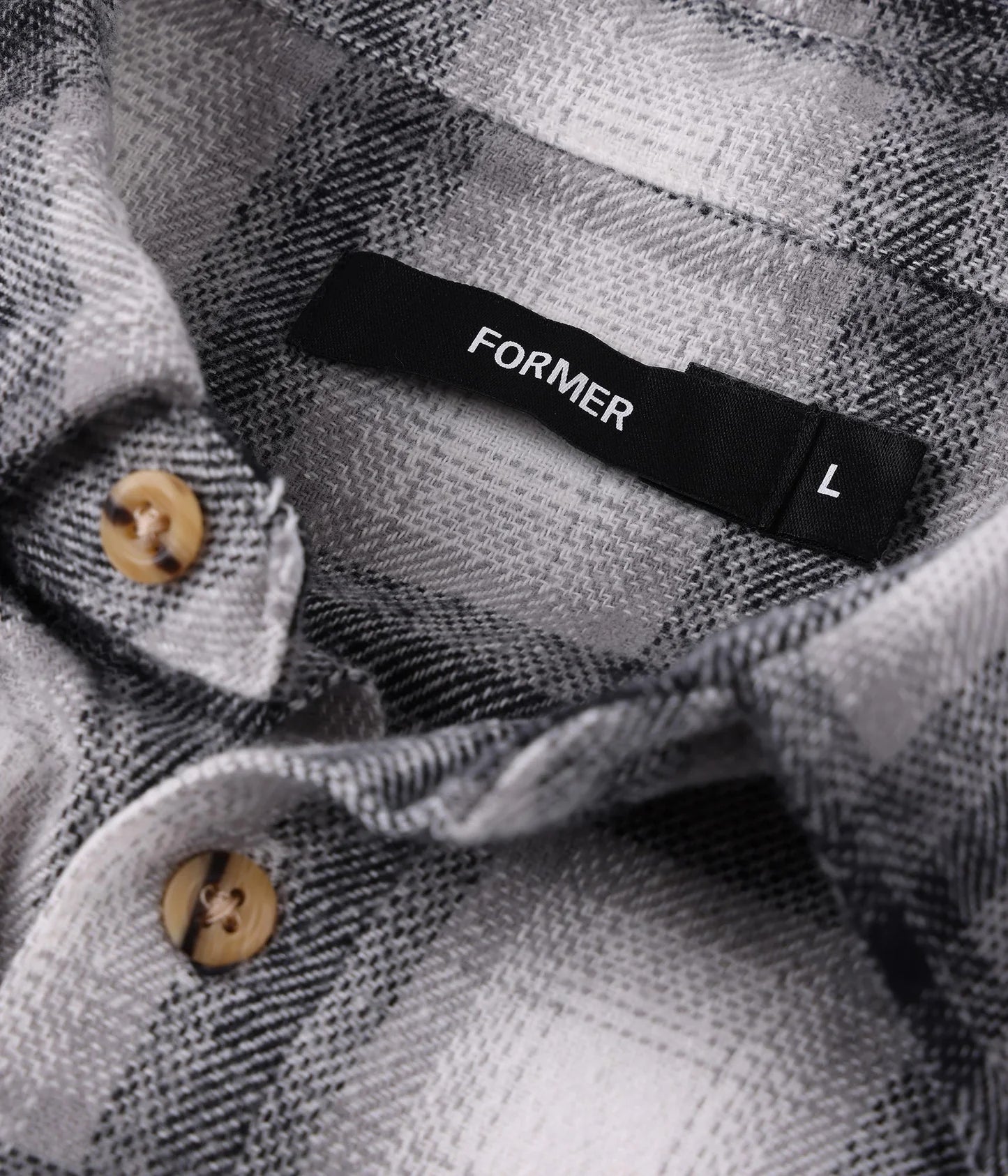 VIVIAN FLANNEL LS SHIRT // GREY