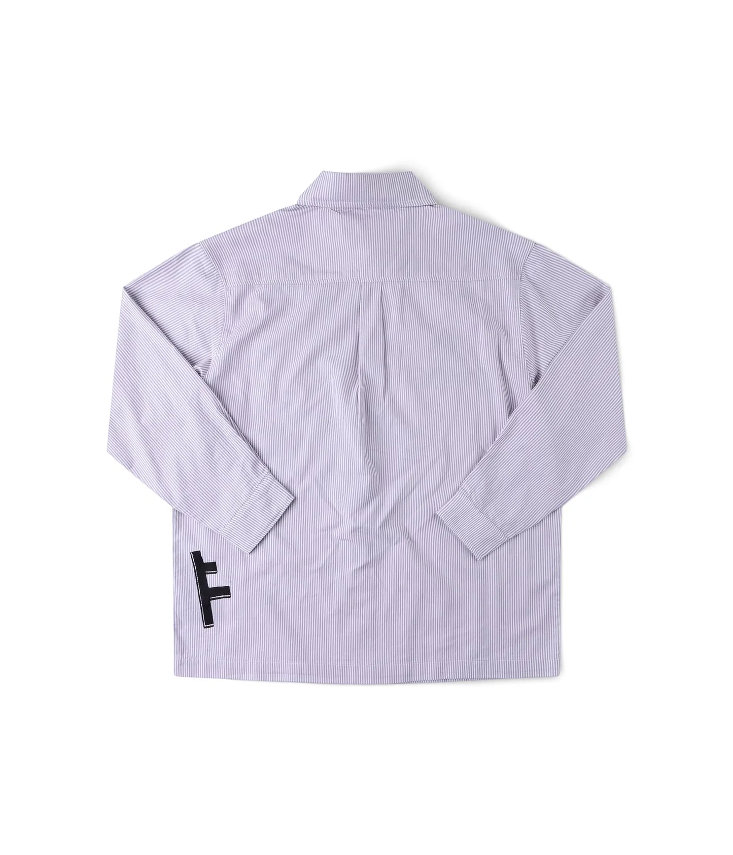 DXD REYNOLDS STRIPE LS SHIRT // GREY