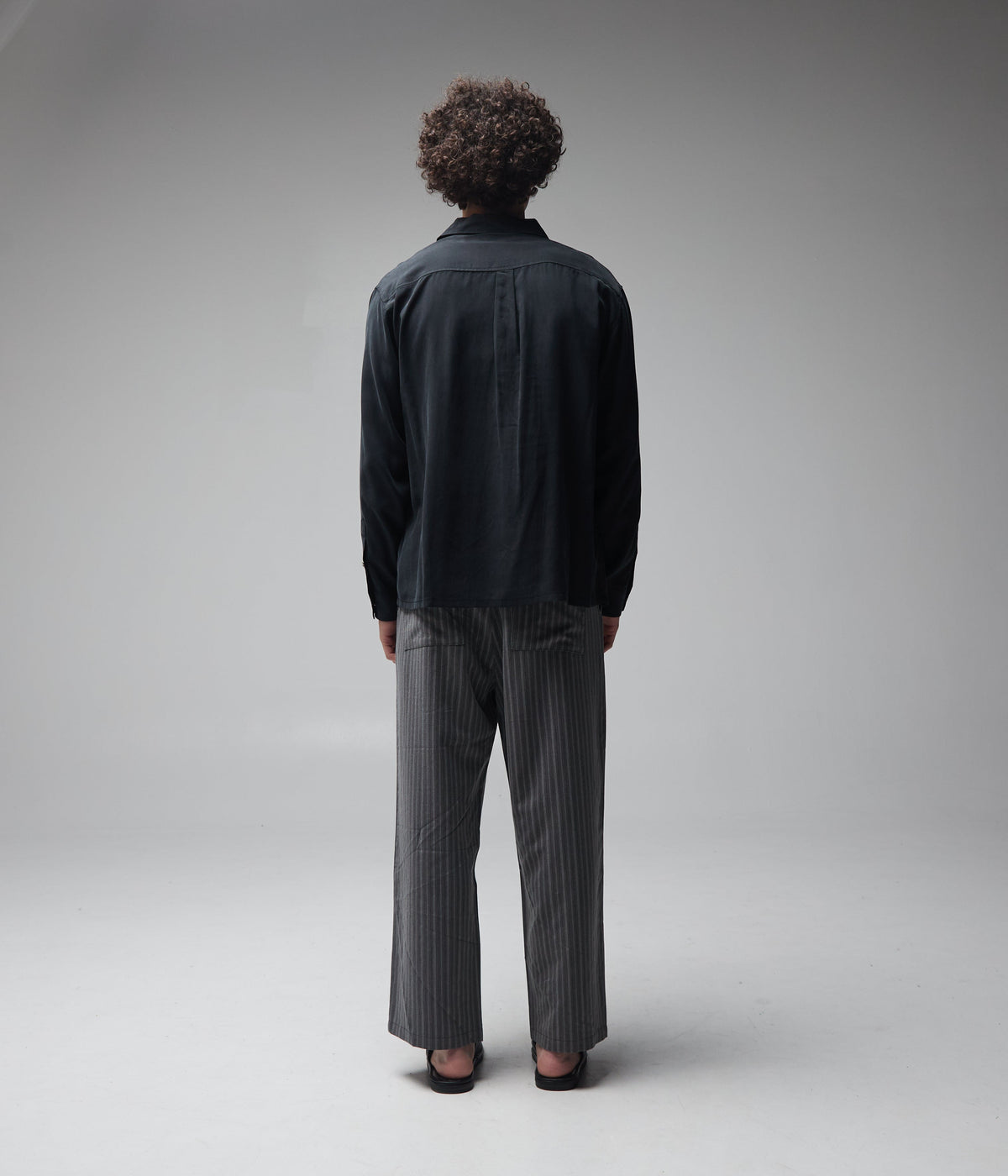 VIVIAN ILLUSION LS SHIRT // BLACK