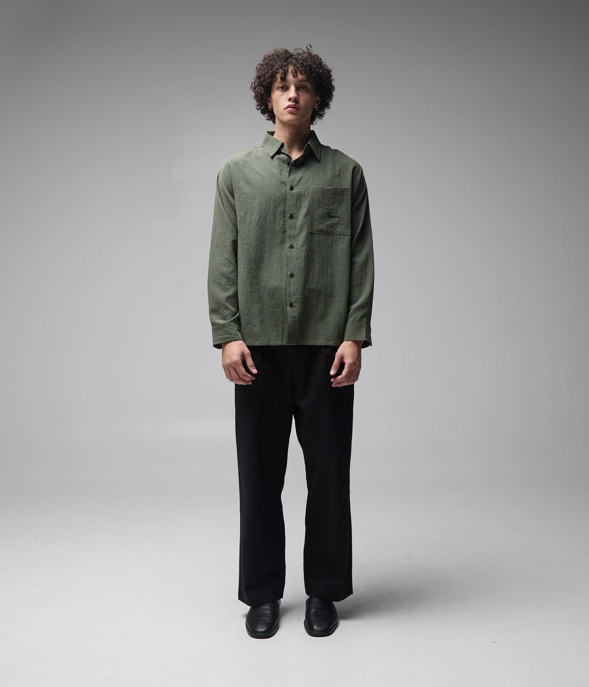 VIVIAN CHECK LS SHIRT // SURPLUS