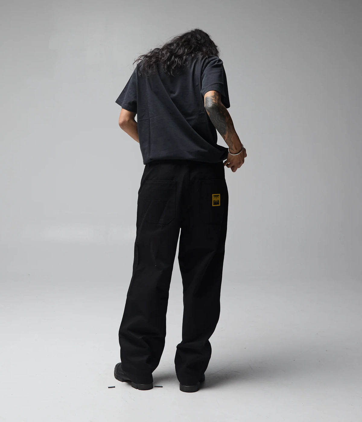 CRUX OVERDYE T-SHIRT // WASHED BLACK