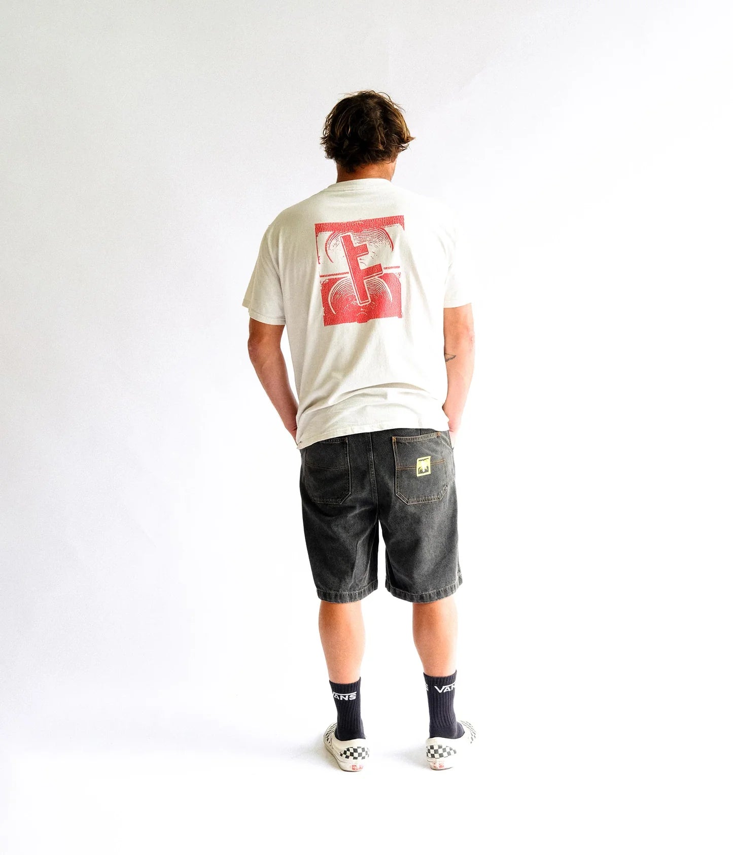 SLANT F CRUX T-SHIRT // BONE