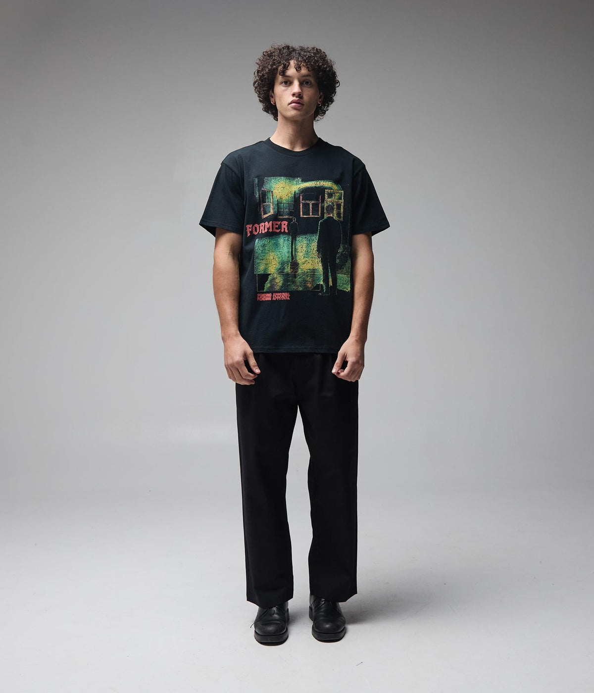 MIND GLASS T-SHIRT // BLACK