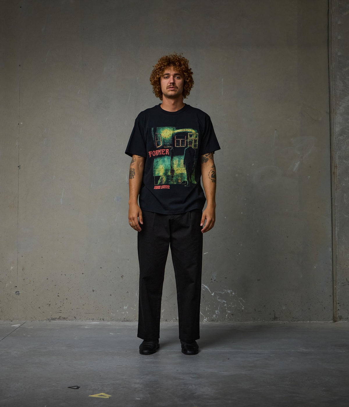 MIND GLASS T-SHIRT // BLACK
