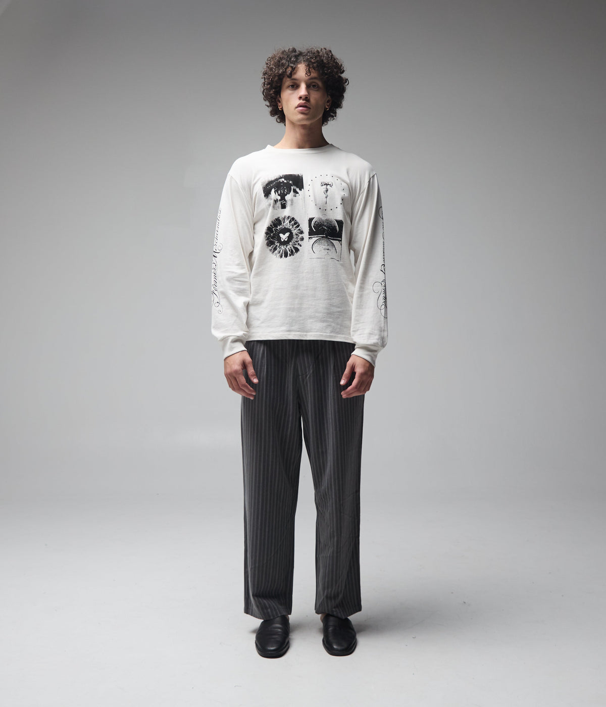 ILLUSION LS T-SHIRT // BONE