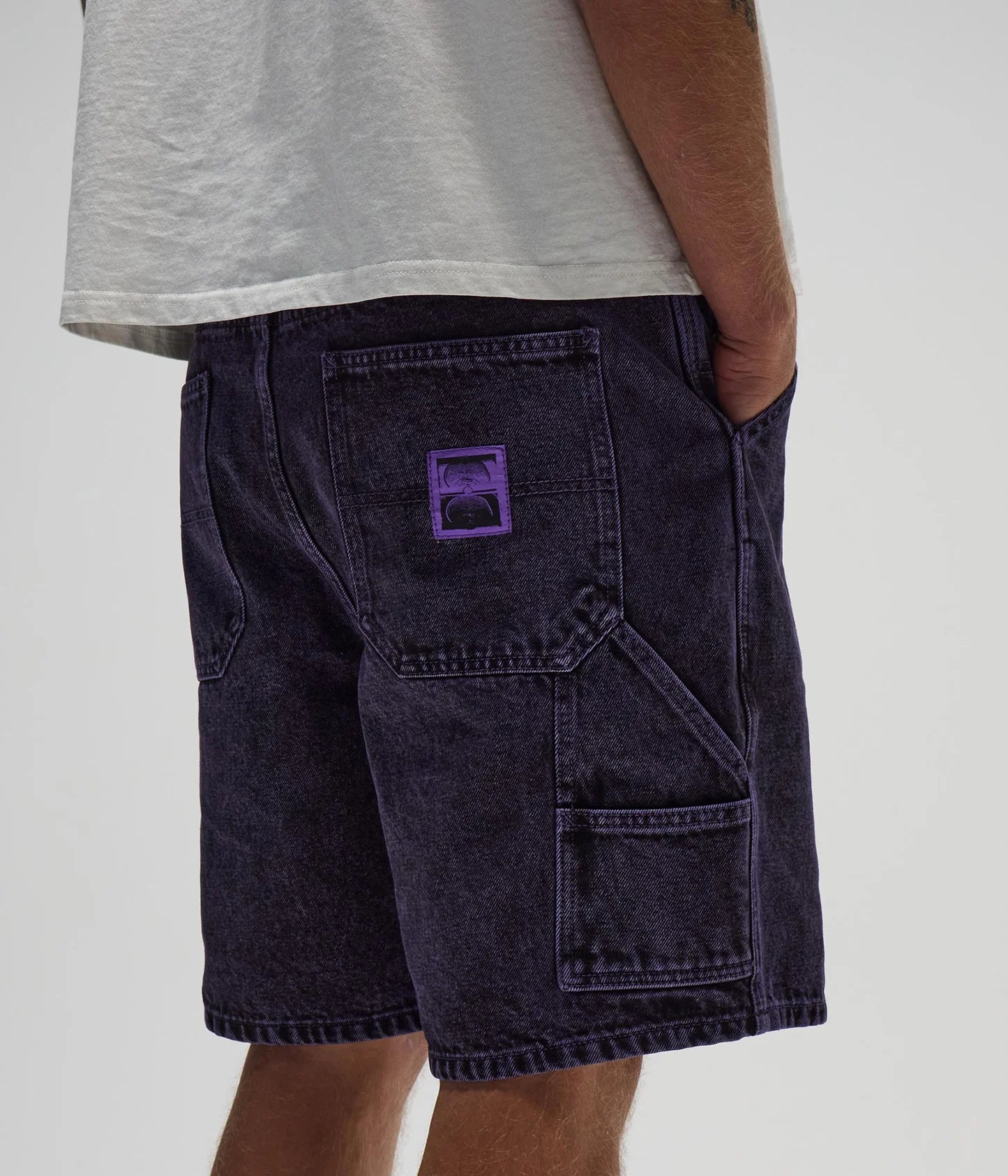 DISTEND DENIM WALKSHORT // WASHED PURPLE