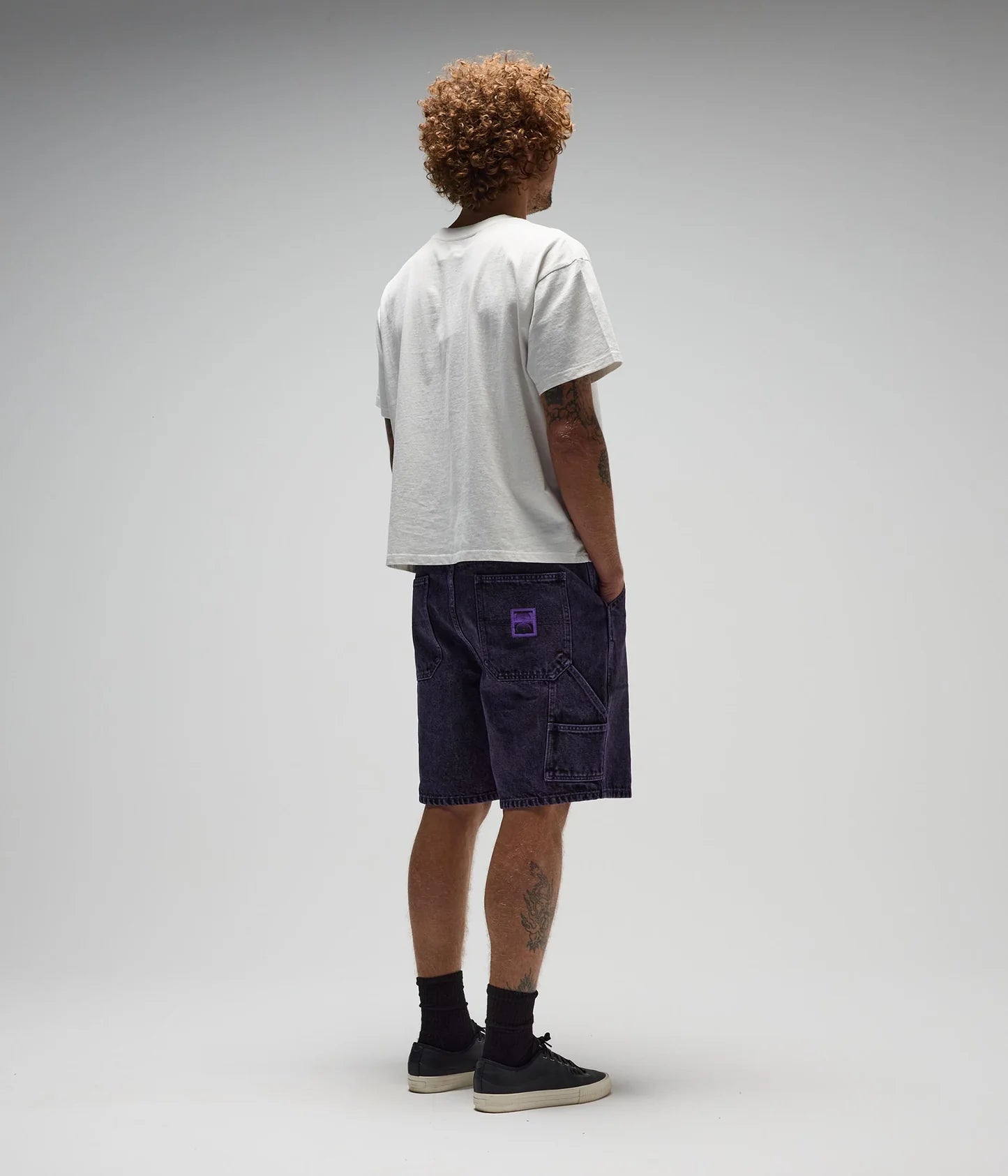DISTEND DENIM WALKSHORT // WASHED PURPLE