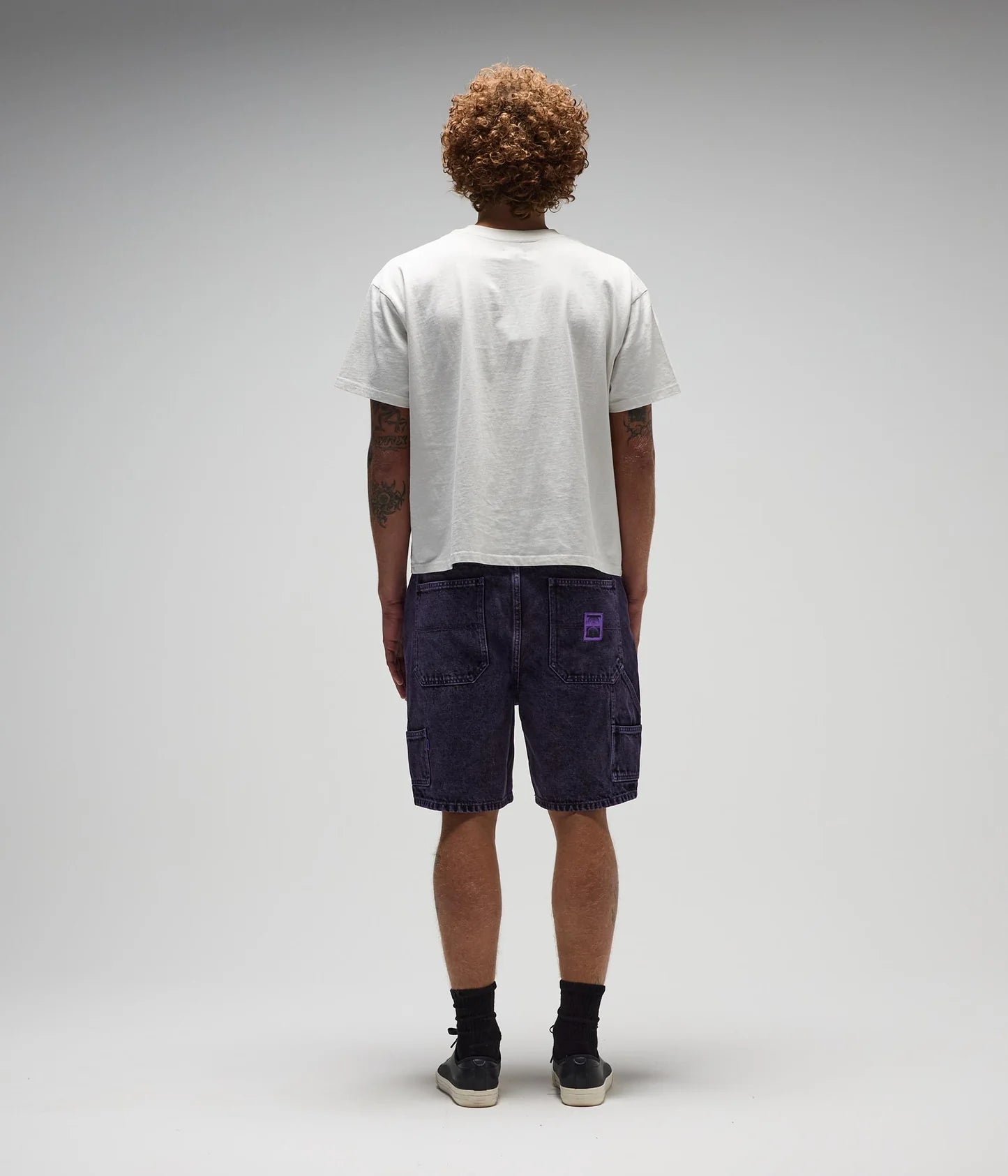 DISTEND DENIM WALKSHORT // WASHED PURPLE