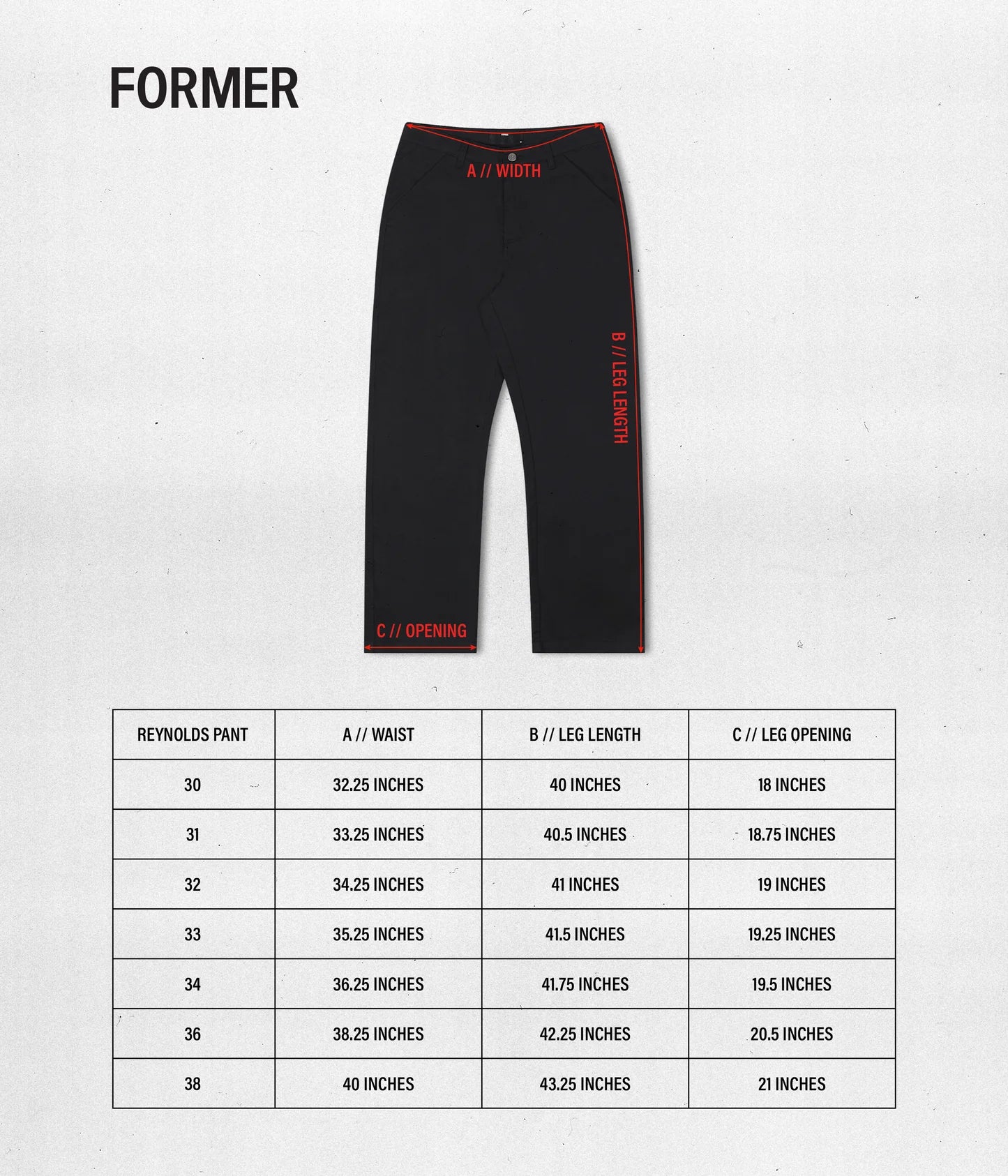 REYNOLDS WORK PANT // BLACK