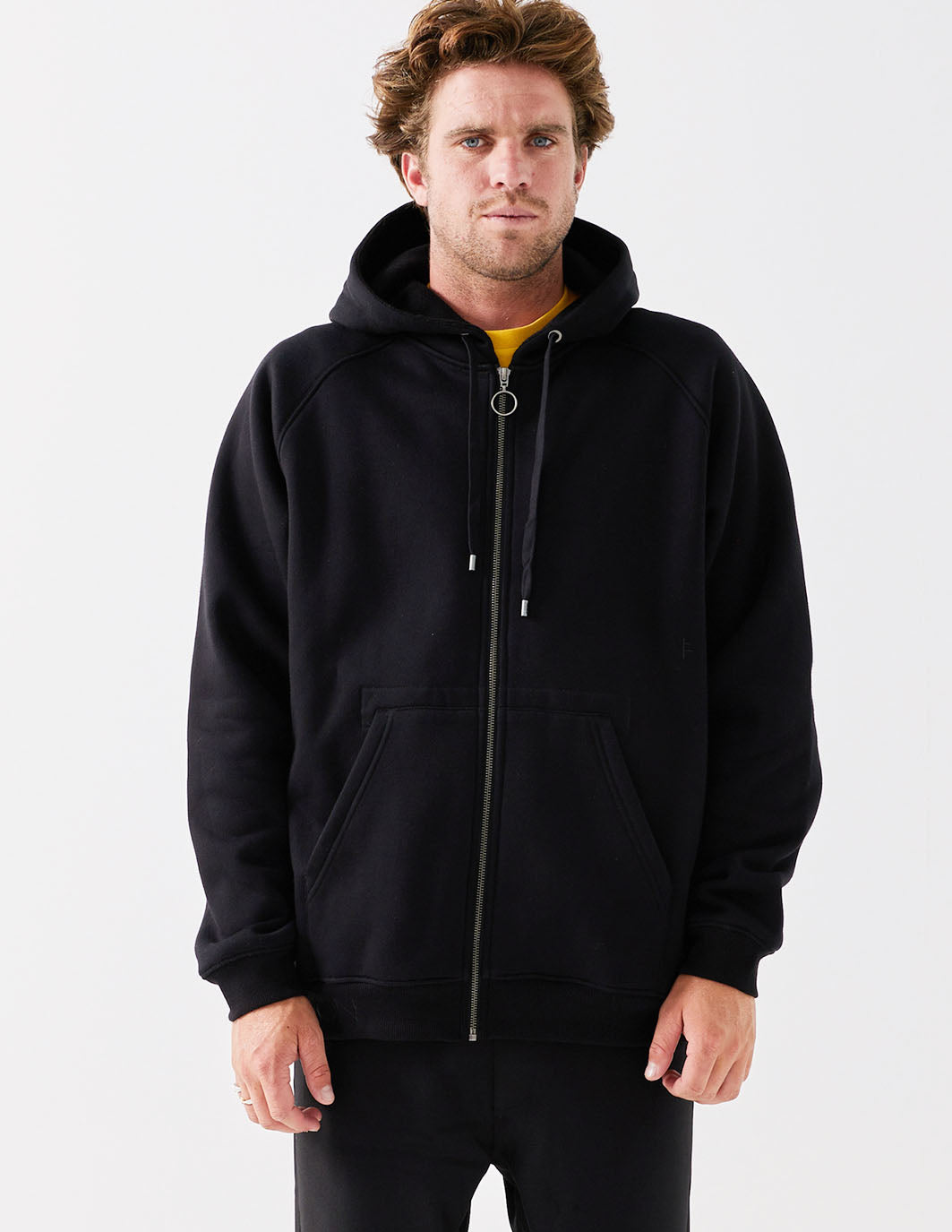 BASTET ZIP HOOD | BLACK