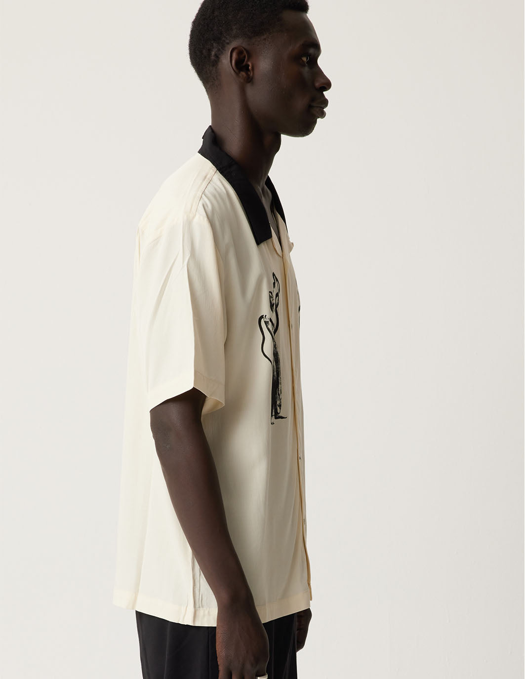 REPTILIAN SS SHIRT | CREME