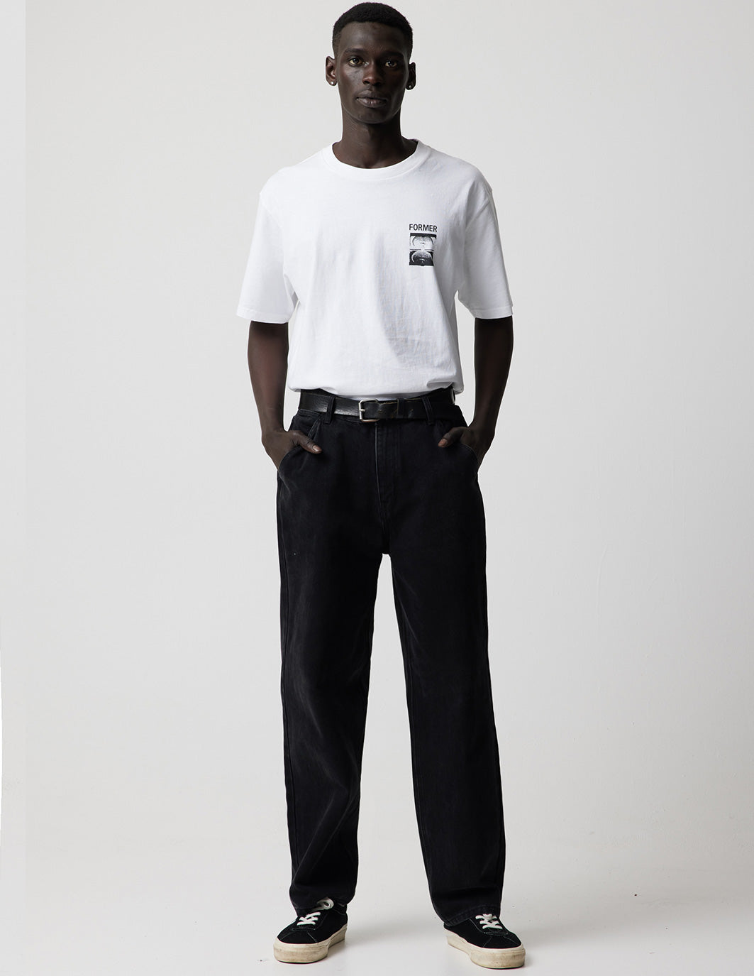 DISTEND BAGGY JEAN | BLACK STONE