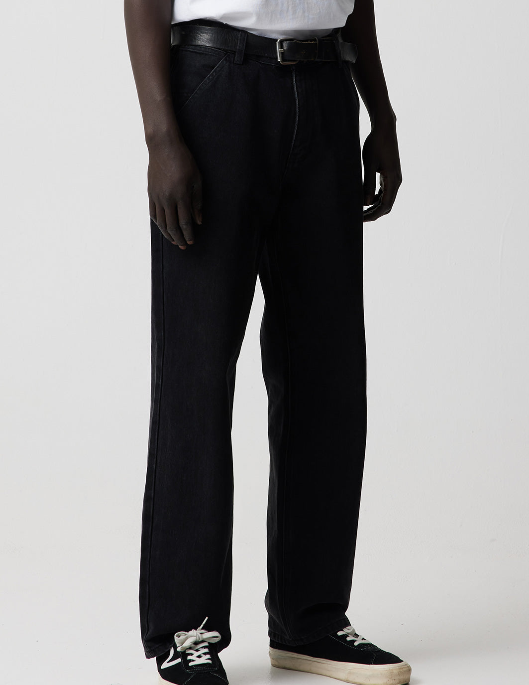 DISTEND BAGGY JEAN | BLACK STONE