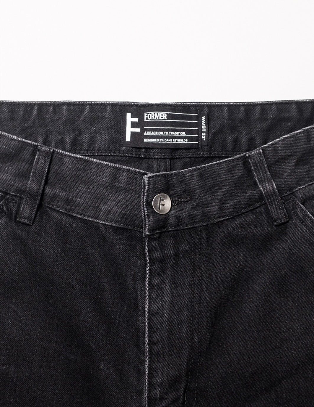 DISTEND BAGGY JEAN | BLACK STONE