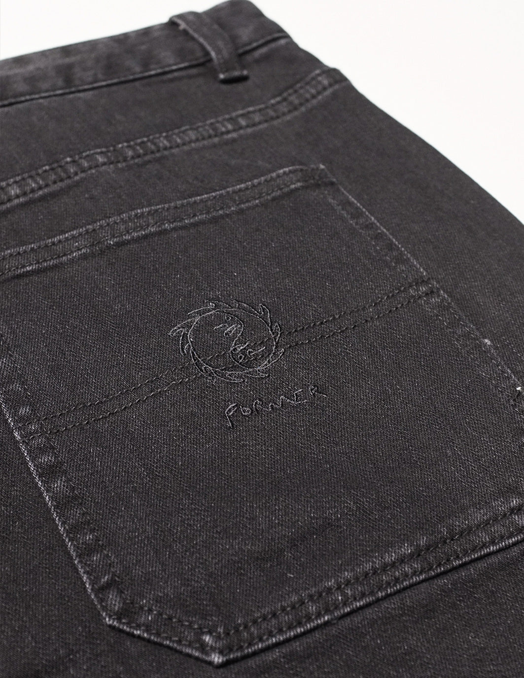 DISTEND BAGGY JEAN | BLACK STONE