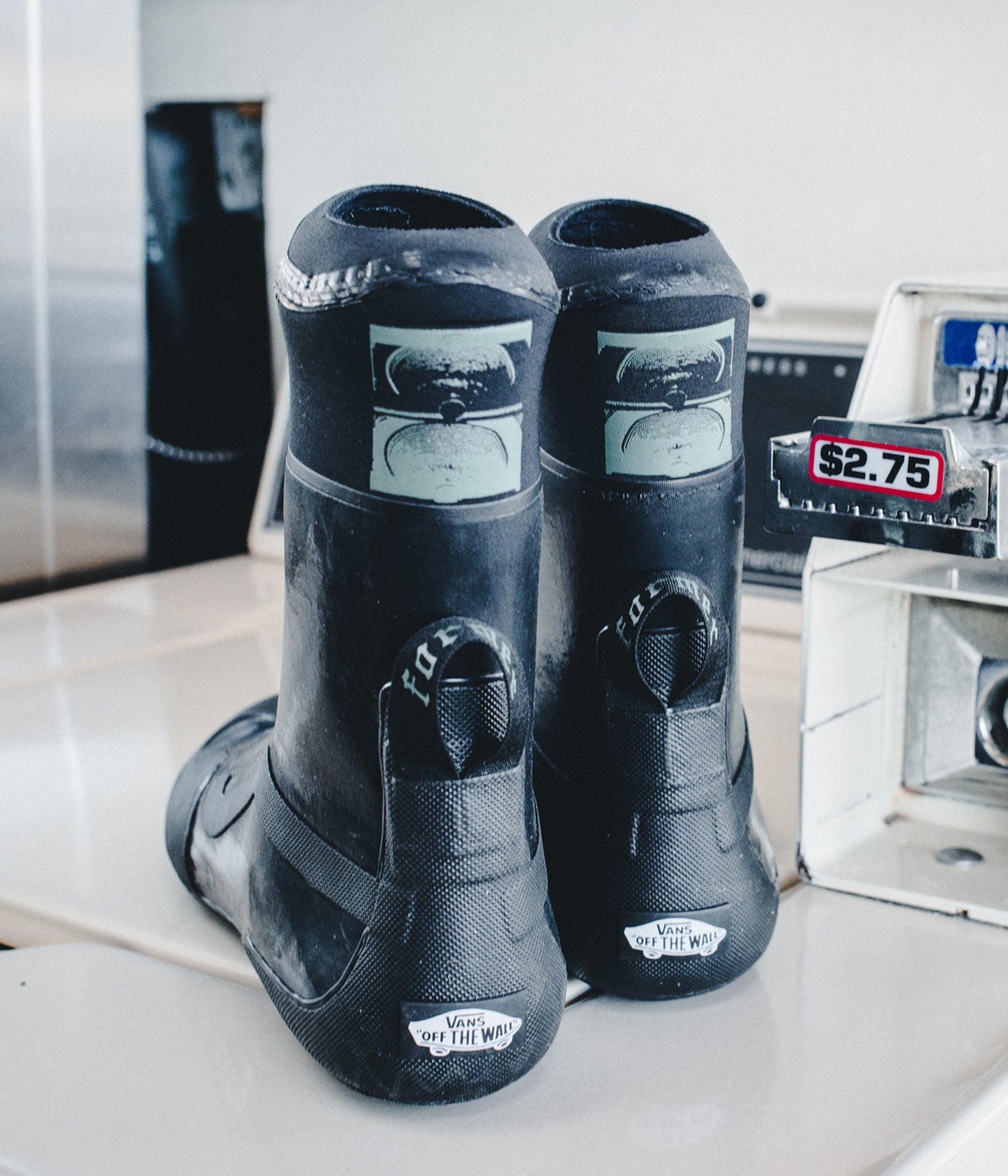 SURF BOOT HI ST 3MM |  BLACK/GREEN