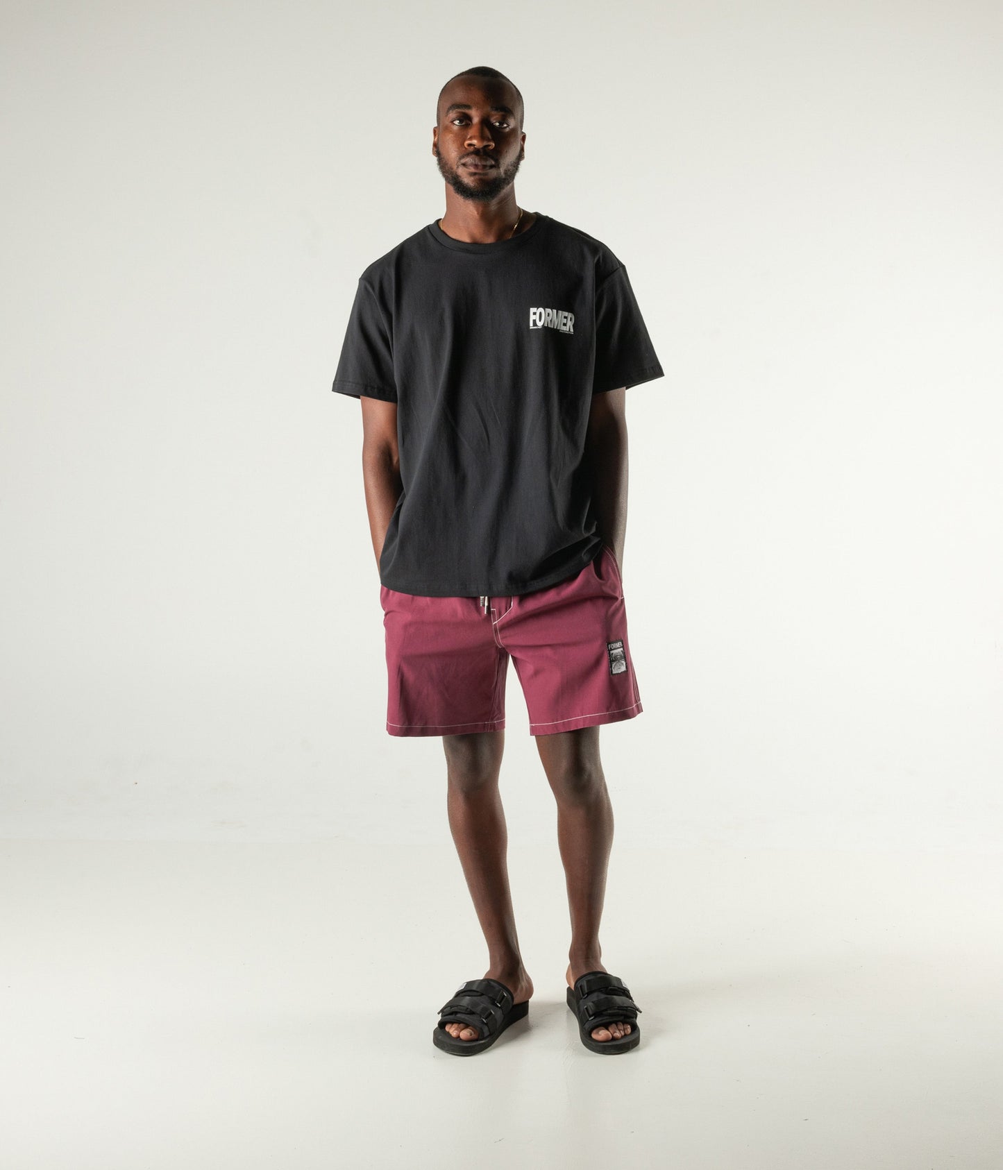 SWANS BAGGY TRUNK // CRIMSON