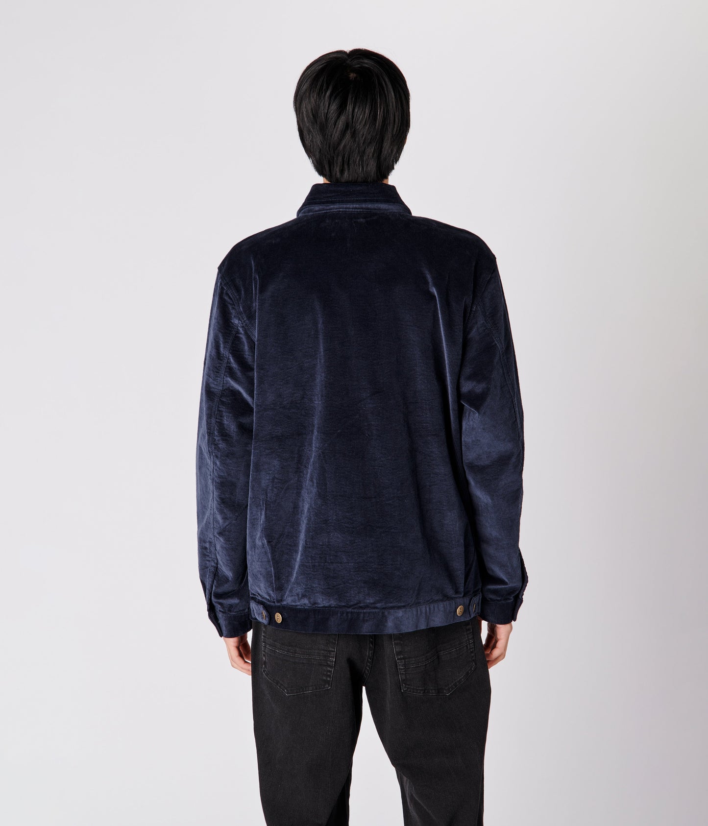 DISTEND CORD JACKET // NAVY
