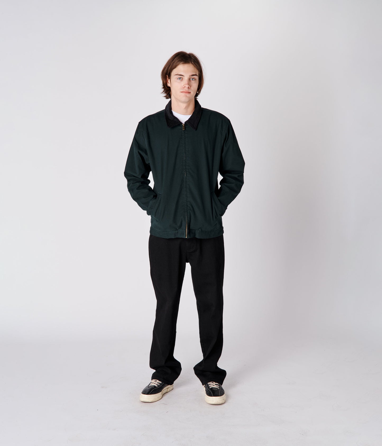 DISTEND CANVAS JACKET // EMERALD