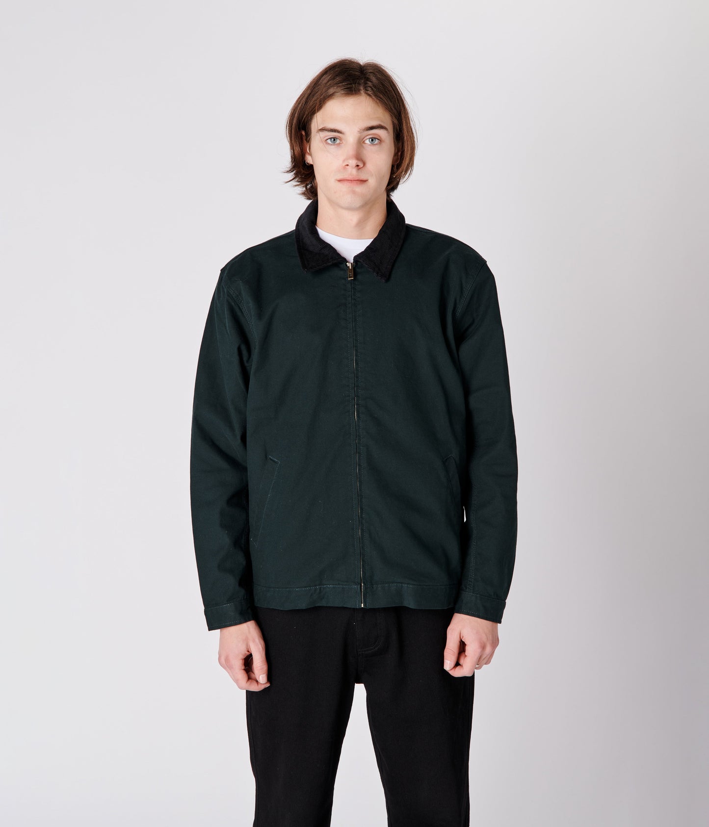 DISTEND CANVAS JACKET // EMERALD