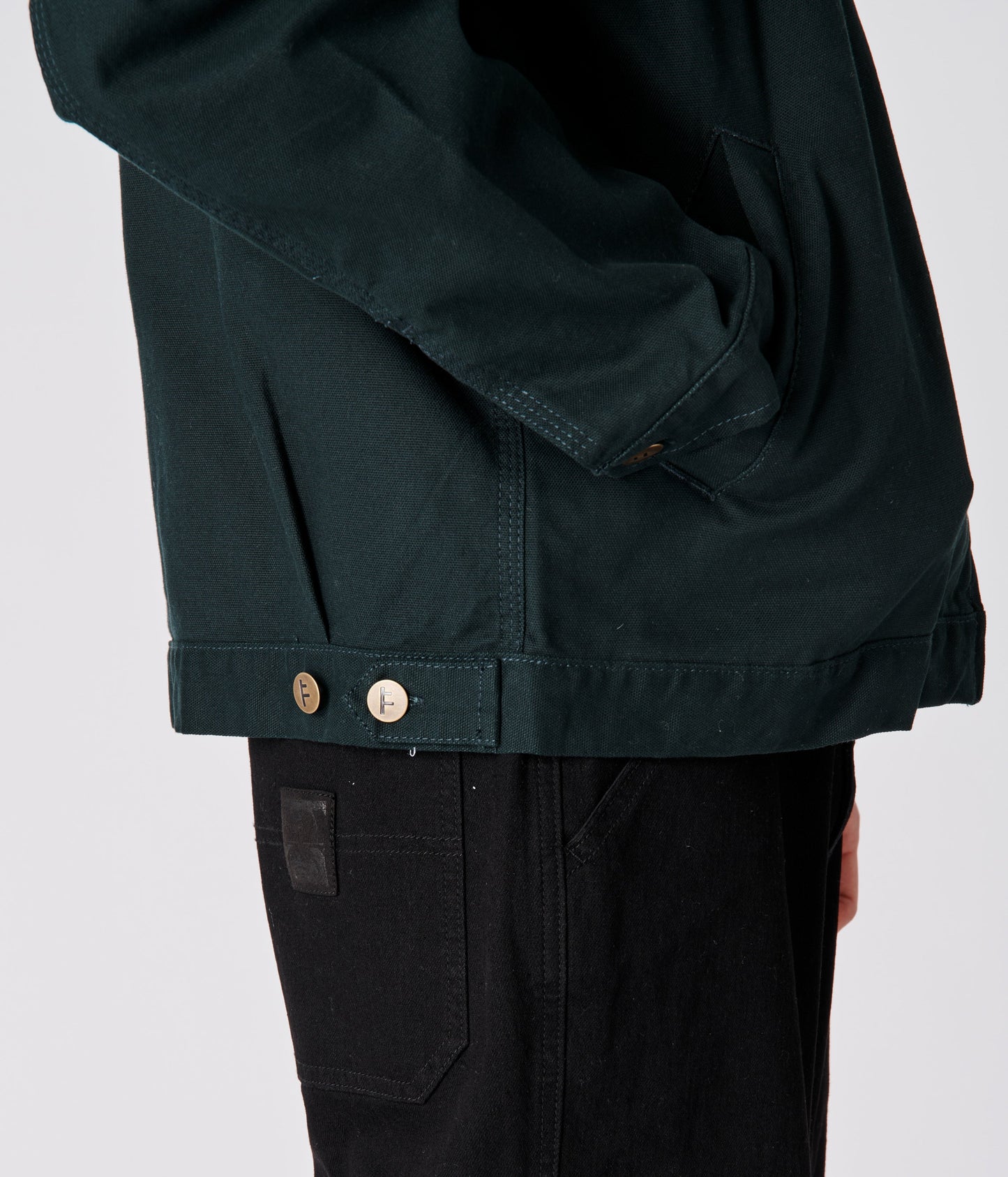 DISTEND CANVAS JACKET // EMERALD