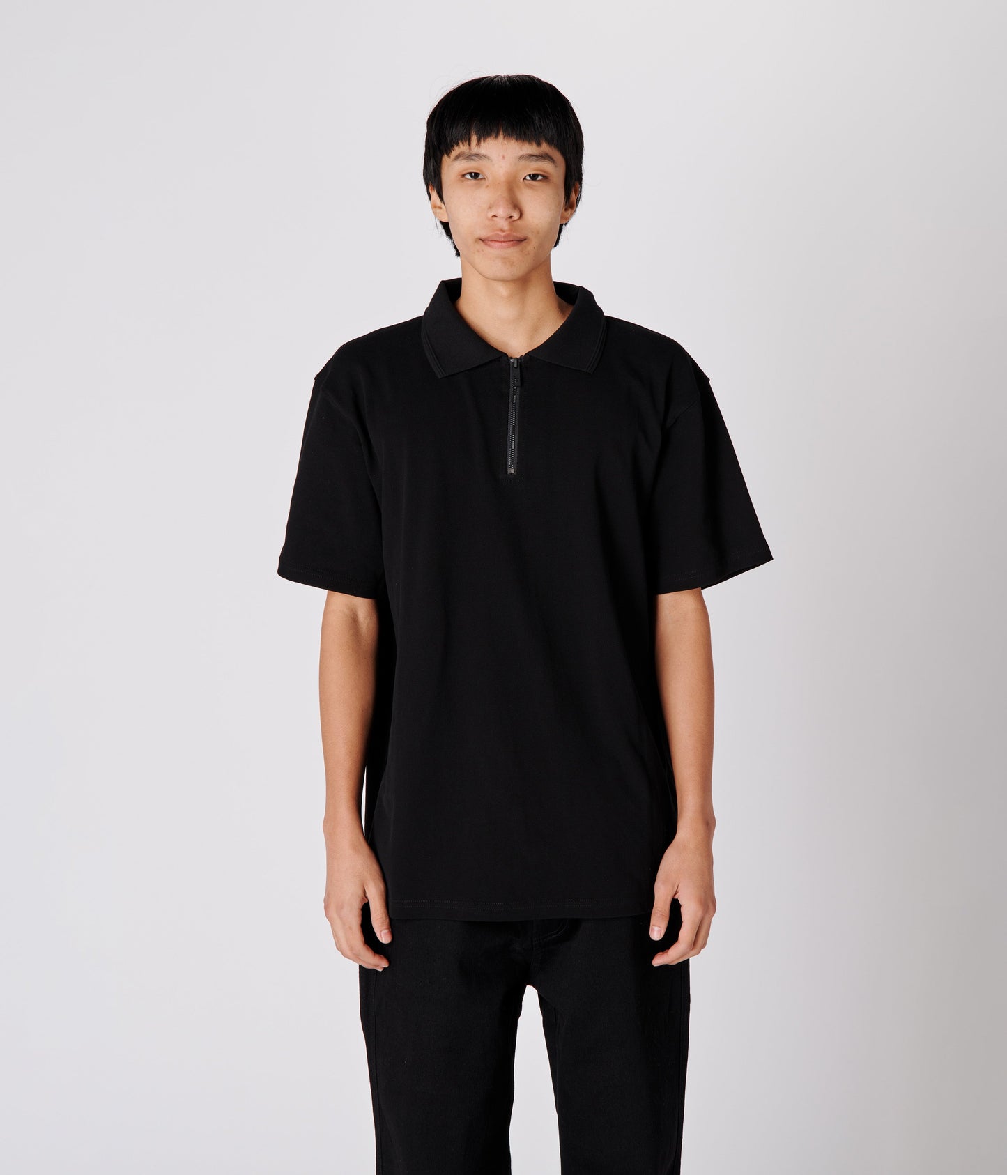 UNIFORM SS POLO // BLACK