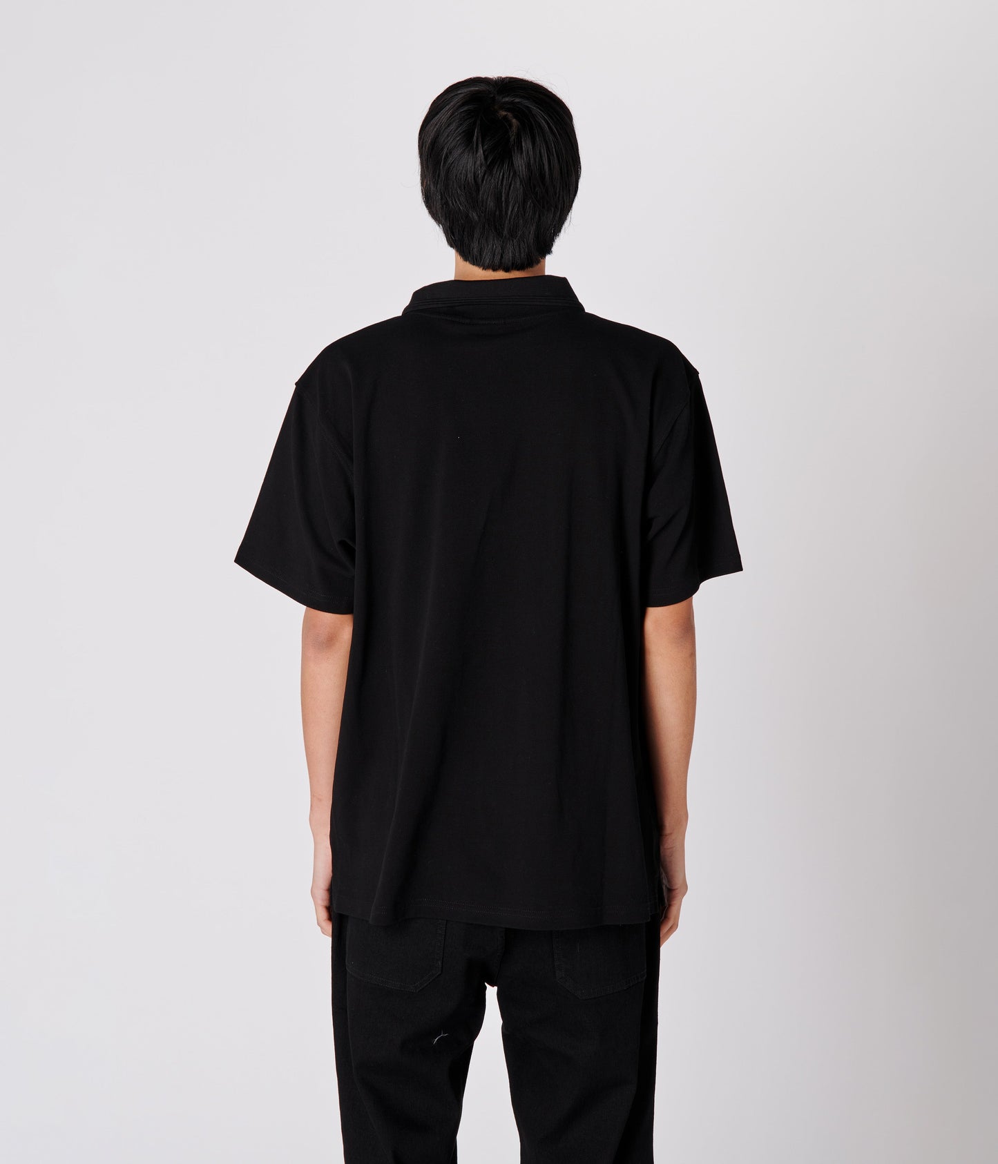 UNIFORM SS POLO // BLACK