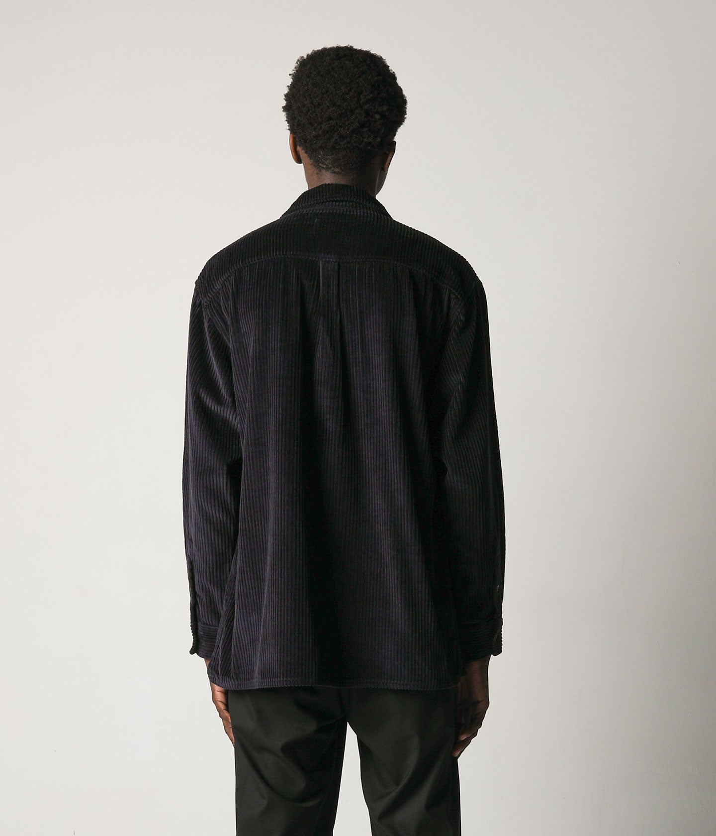 VIVIAN CORD LS SHIRT // NAVY