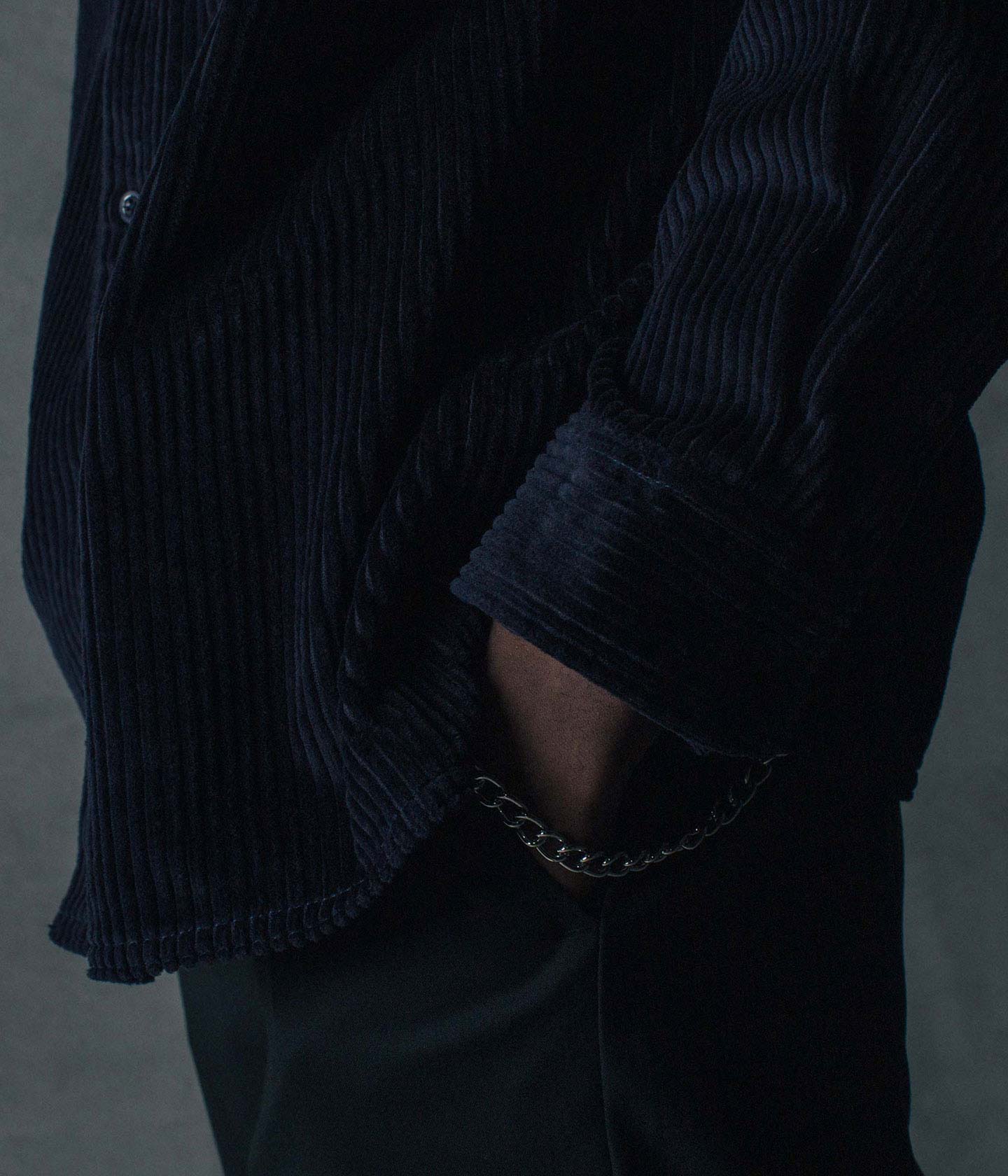 VIVIAN CORD LS SHIRT // NAVY
