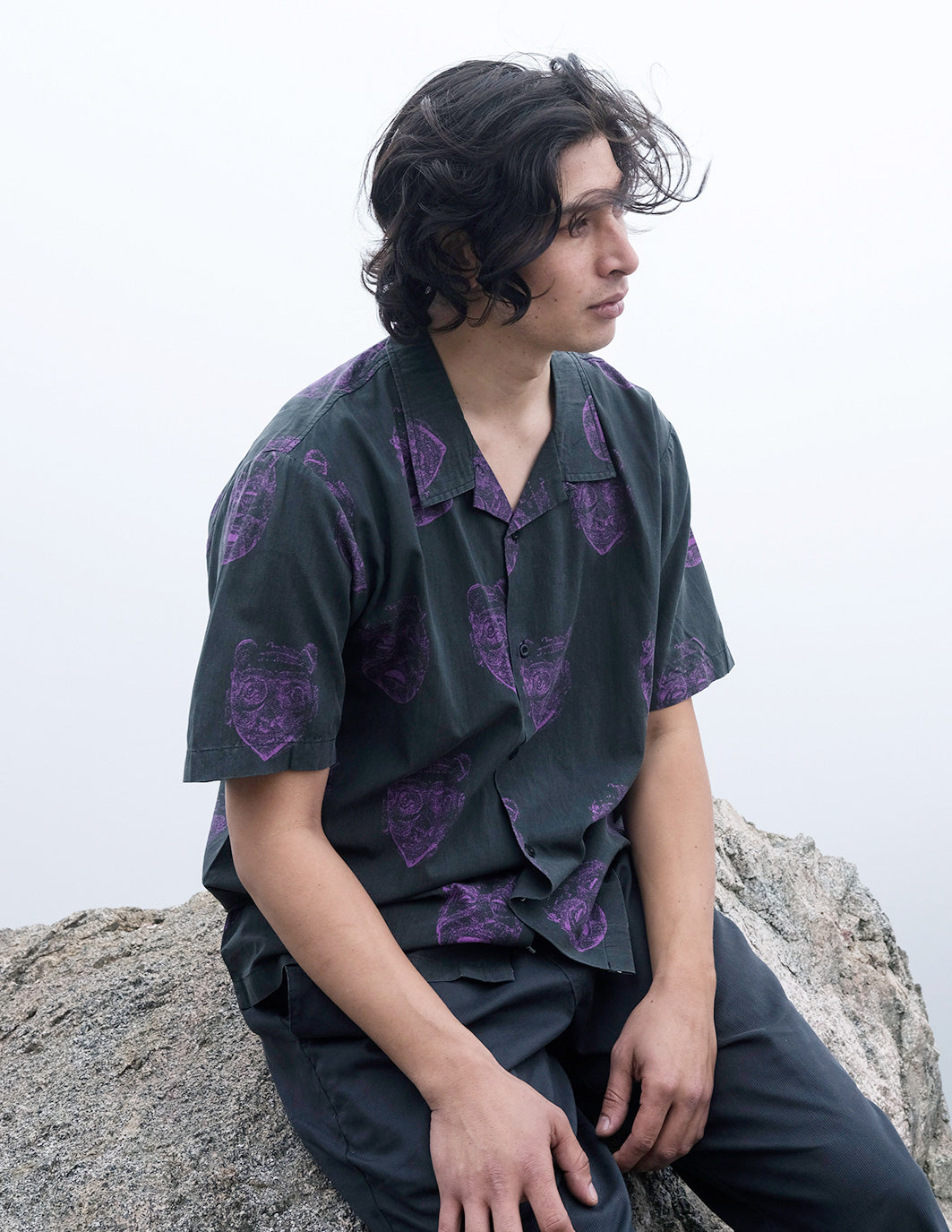 MARILYN FACES SS SHIRT | LILAC