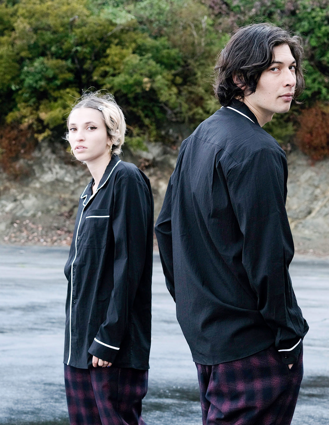 MARILYN RAYON LS SHIRT | BLACK