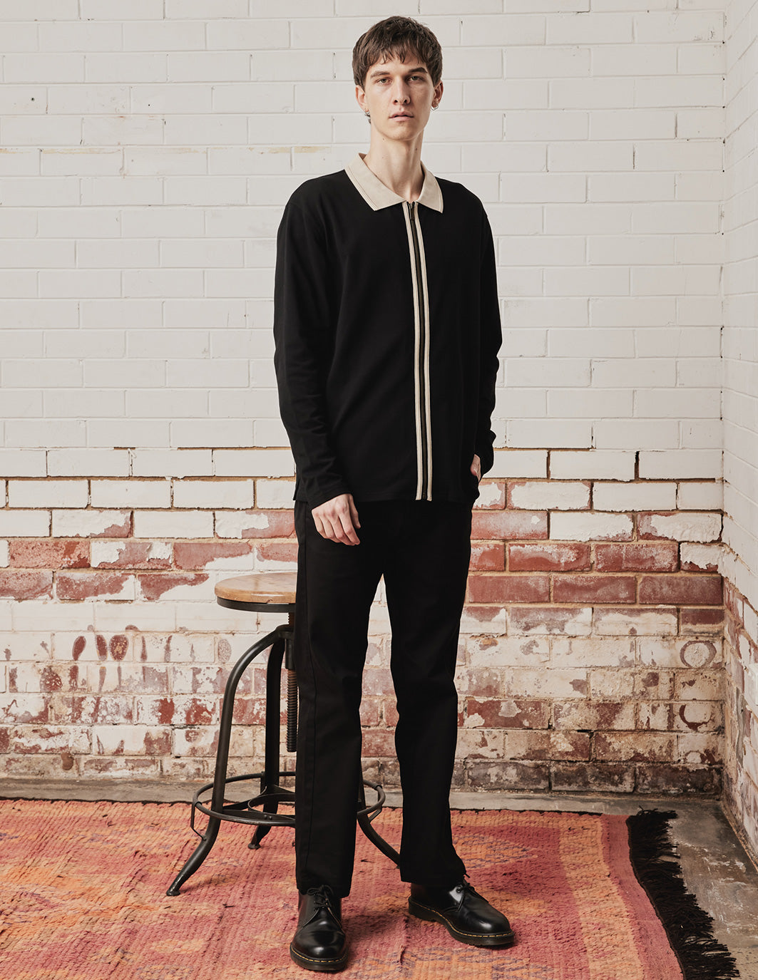 UNIFORM LS SHIRT | BLACK