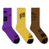 SYSTEM 3-PACK SOCK // MULTI